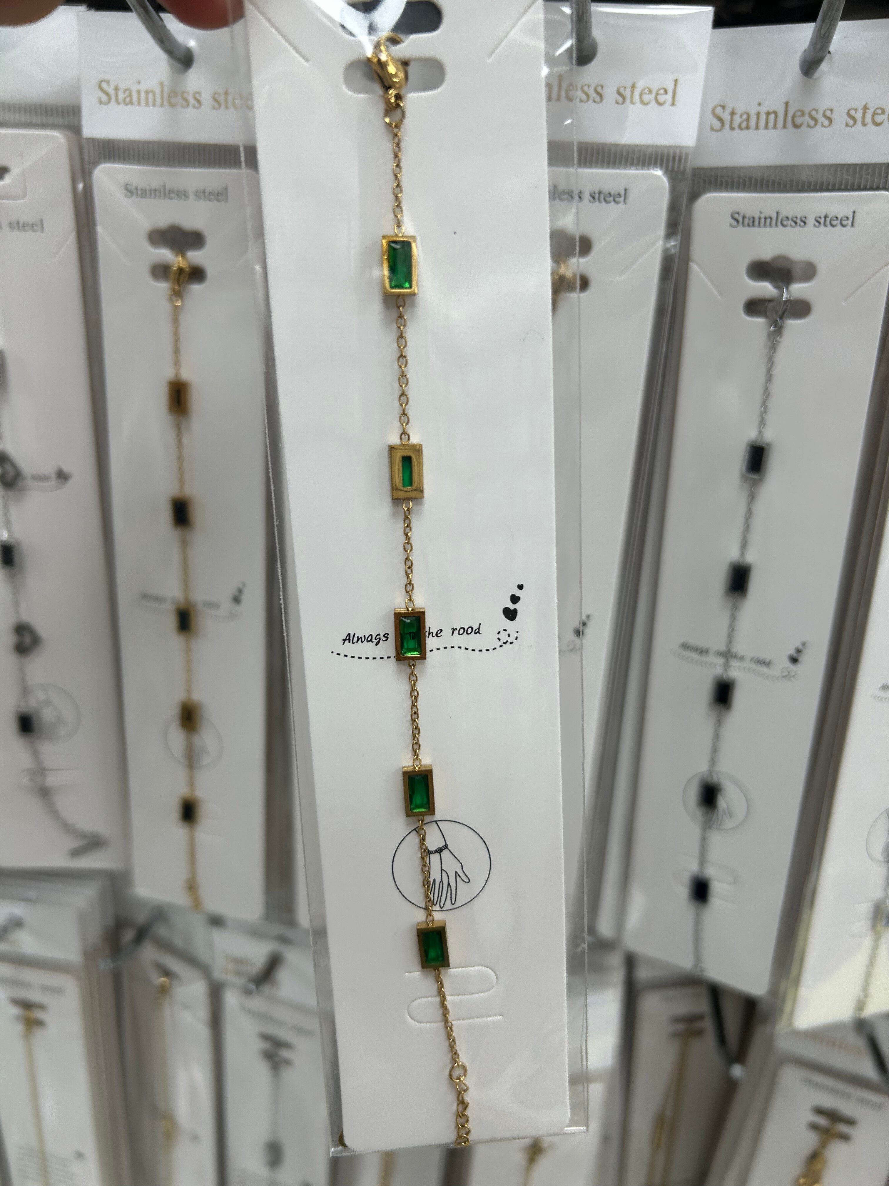 18k gold stainless steel non fading bracelet