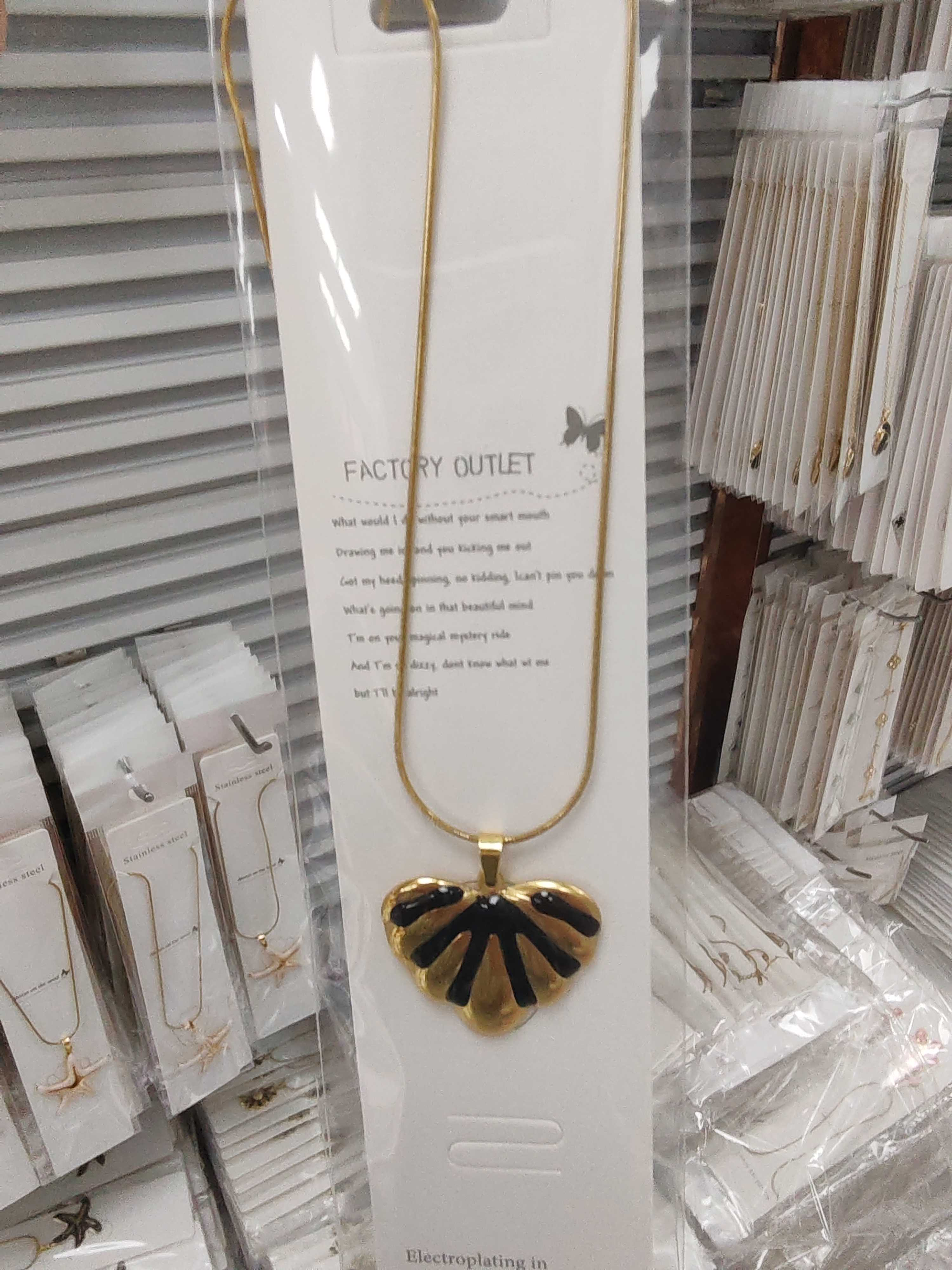 Stainless steel oil dripping necklace