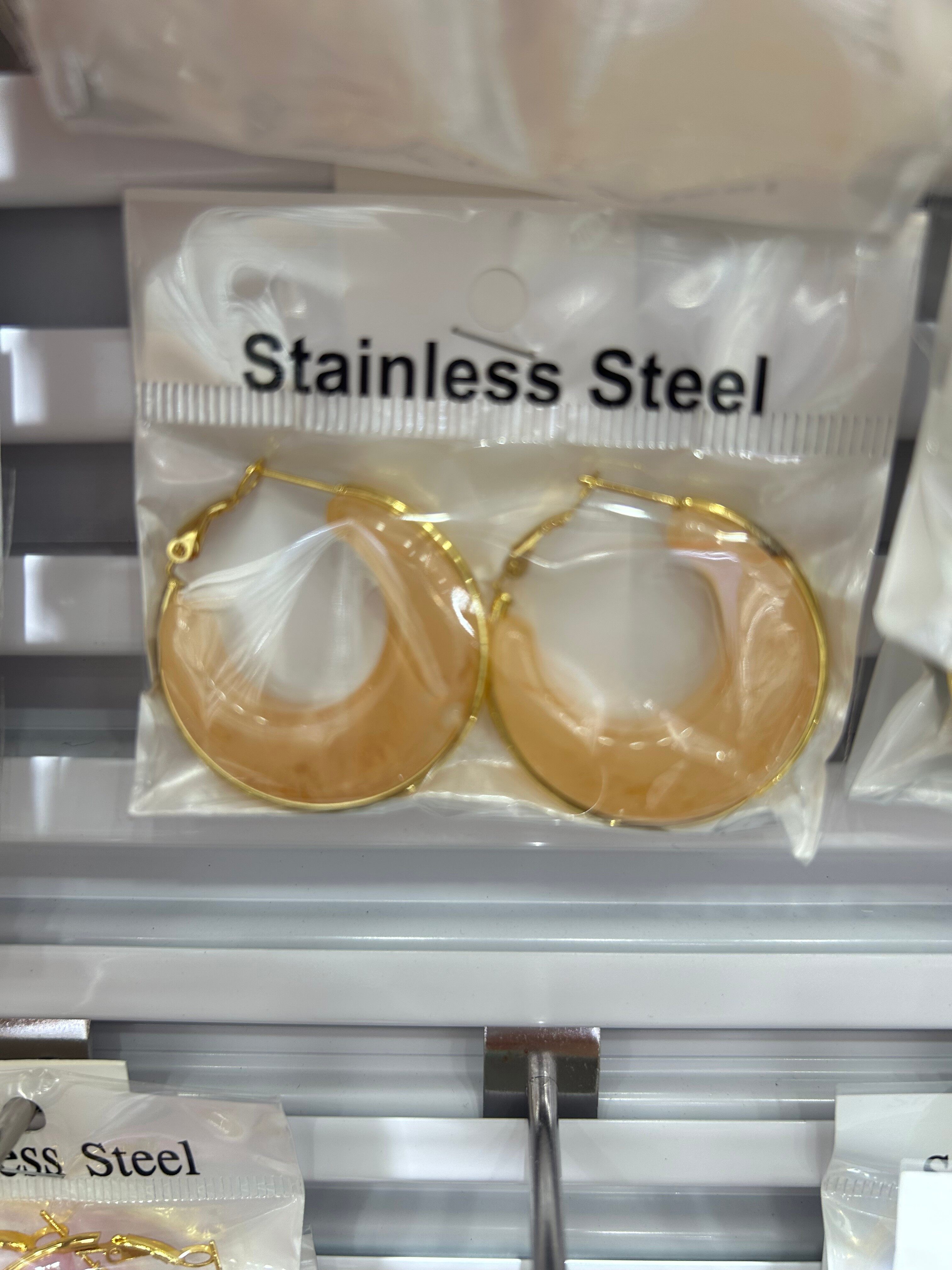 Resin earrings
