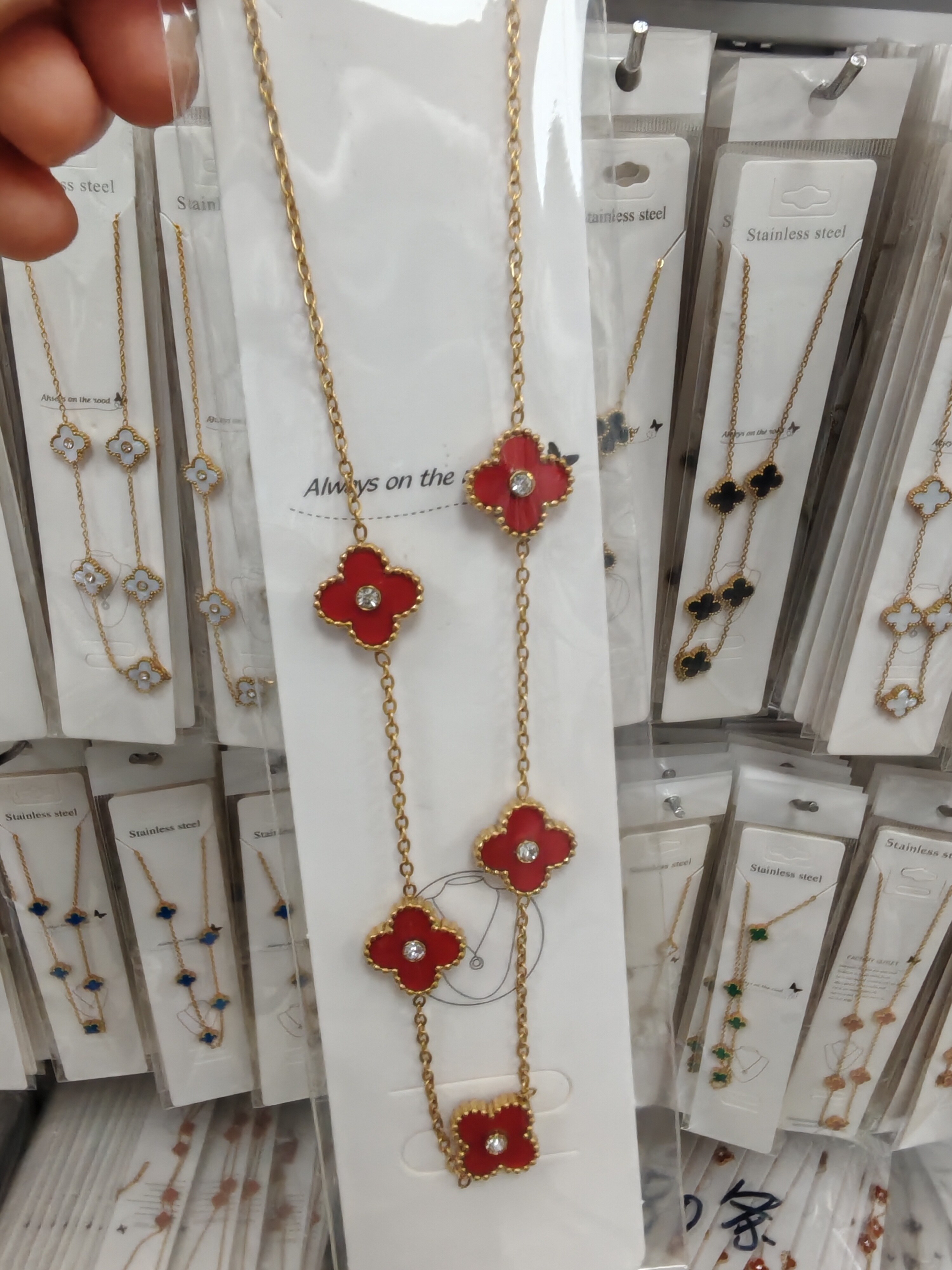 Fashionable stainless steel necklaces