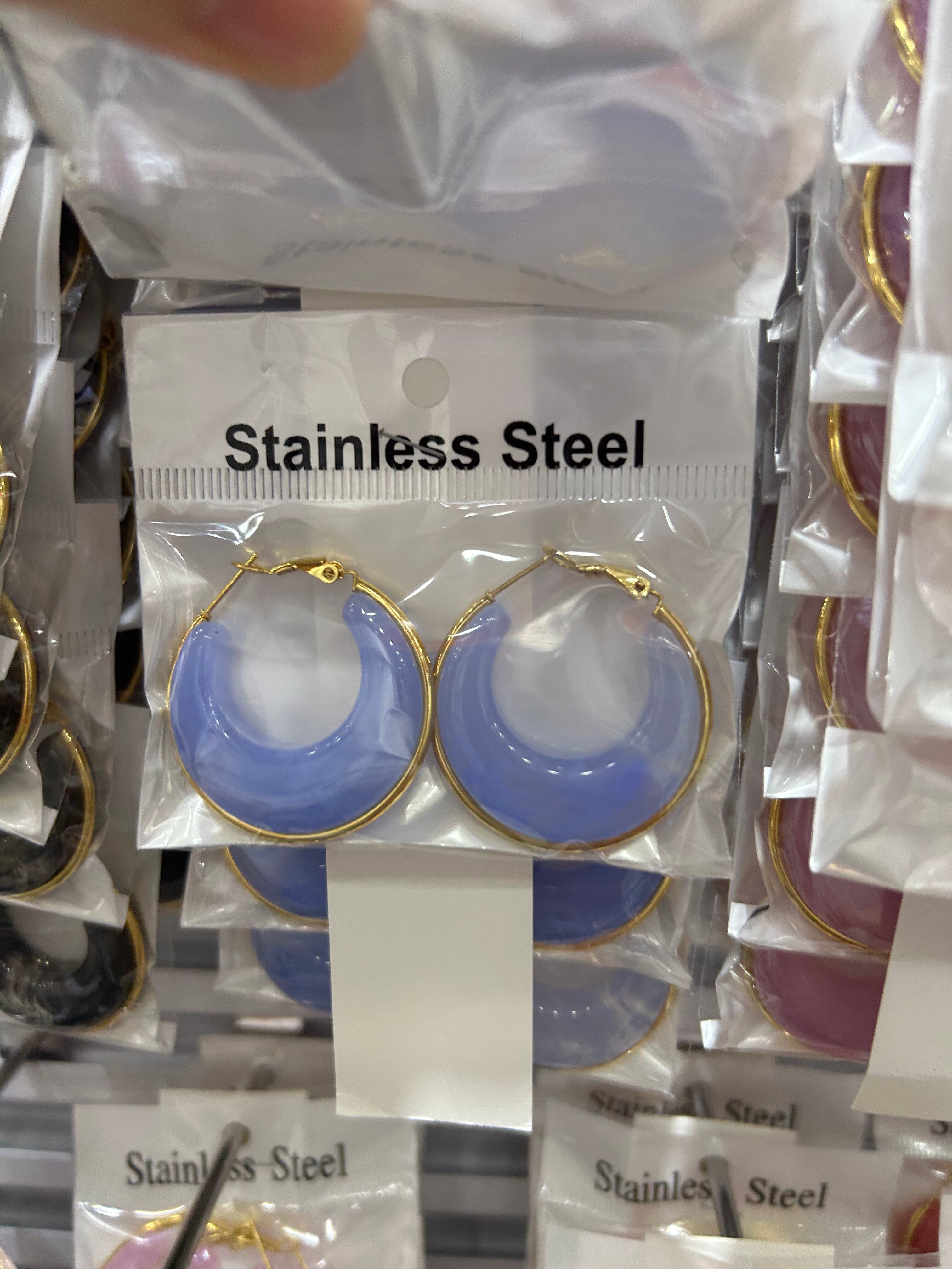 Resin earrings