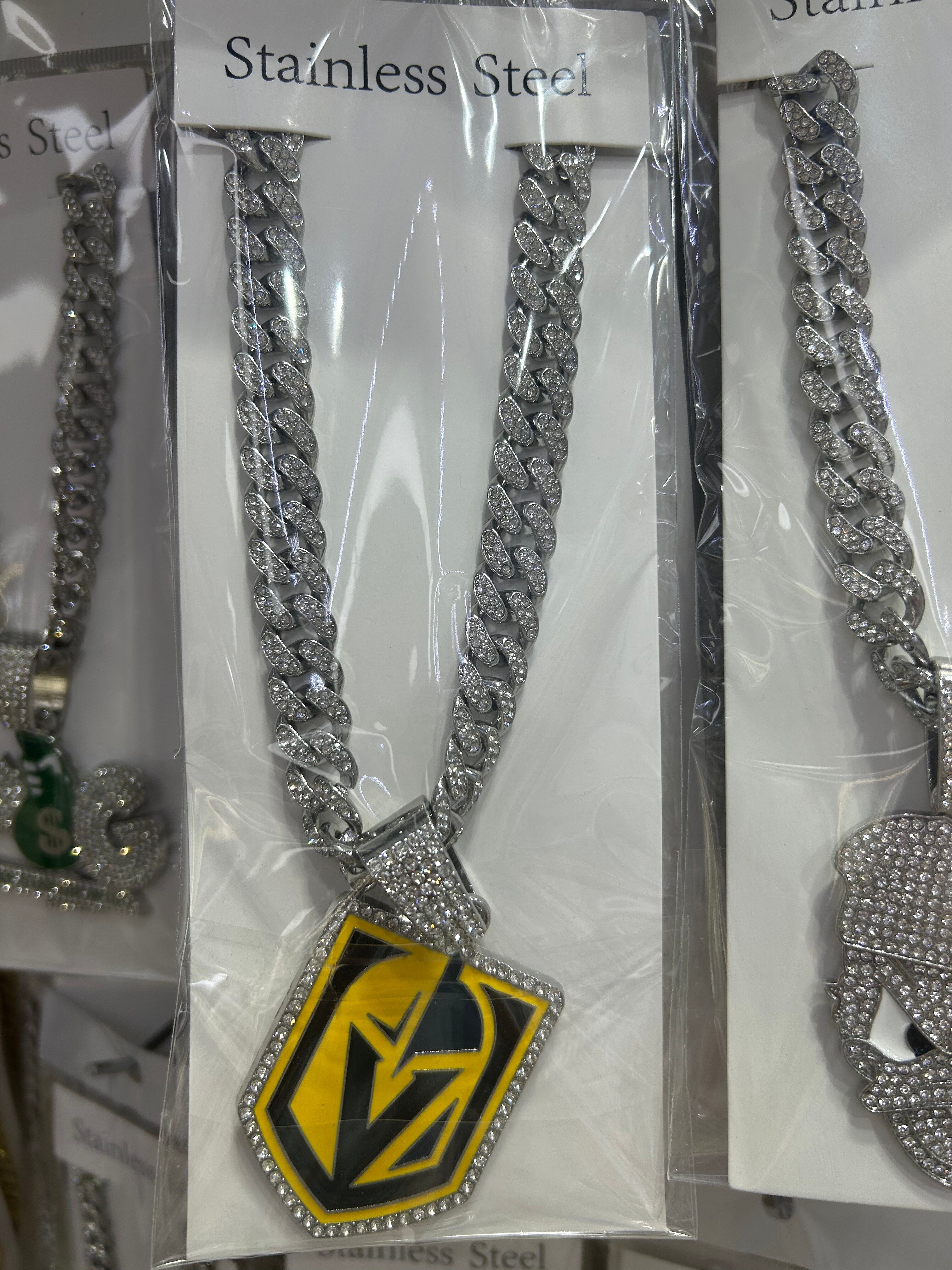 Men's alloy hip-hop necklace