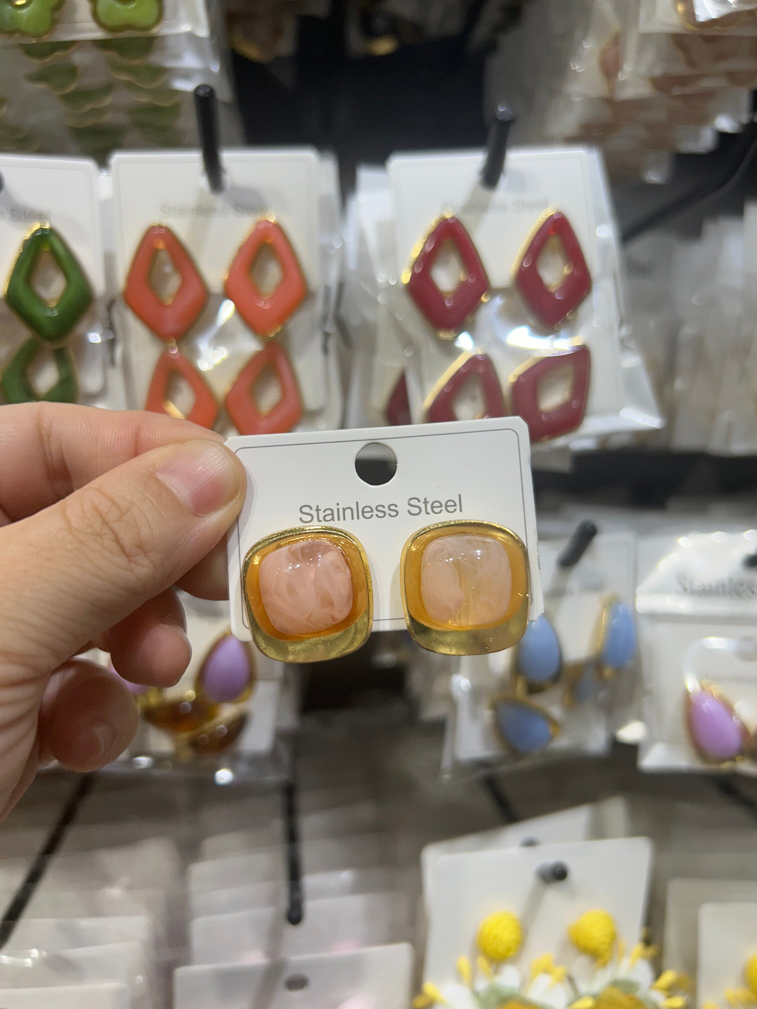 Resin earrings