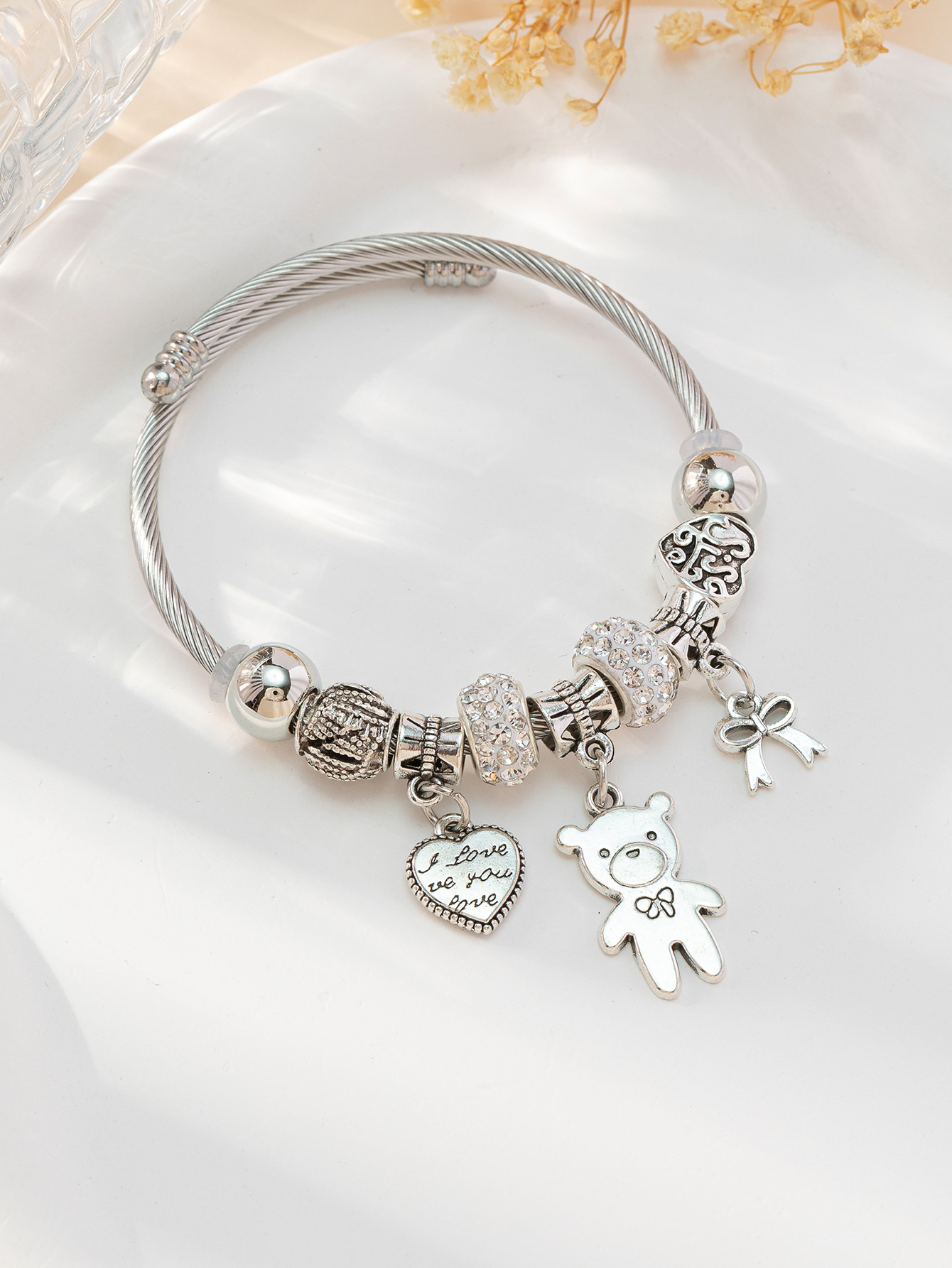 Pandora Bracelet, Beaded Bangles sku-1-1
