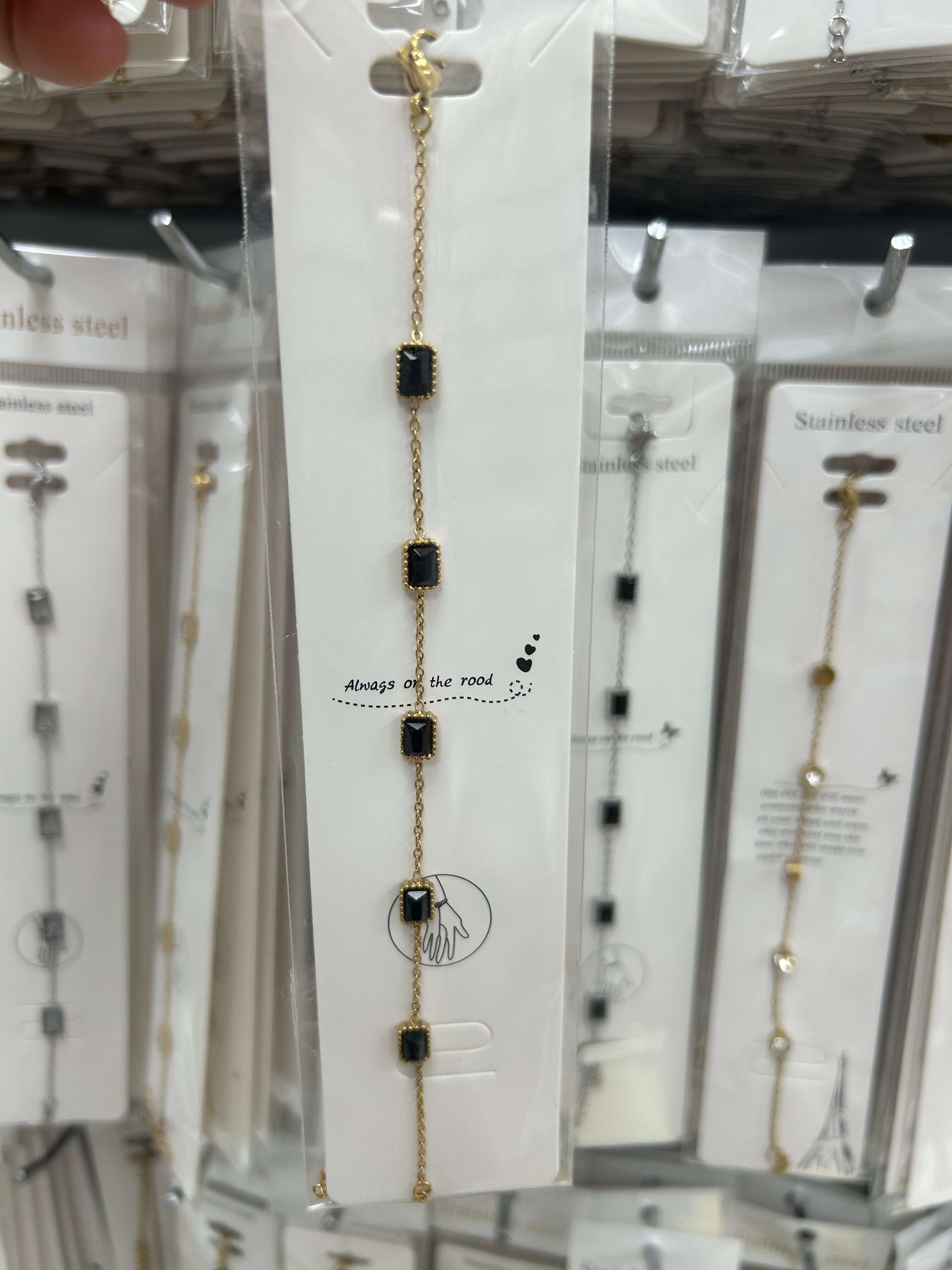 18k gold stainless steel non fading bracelet