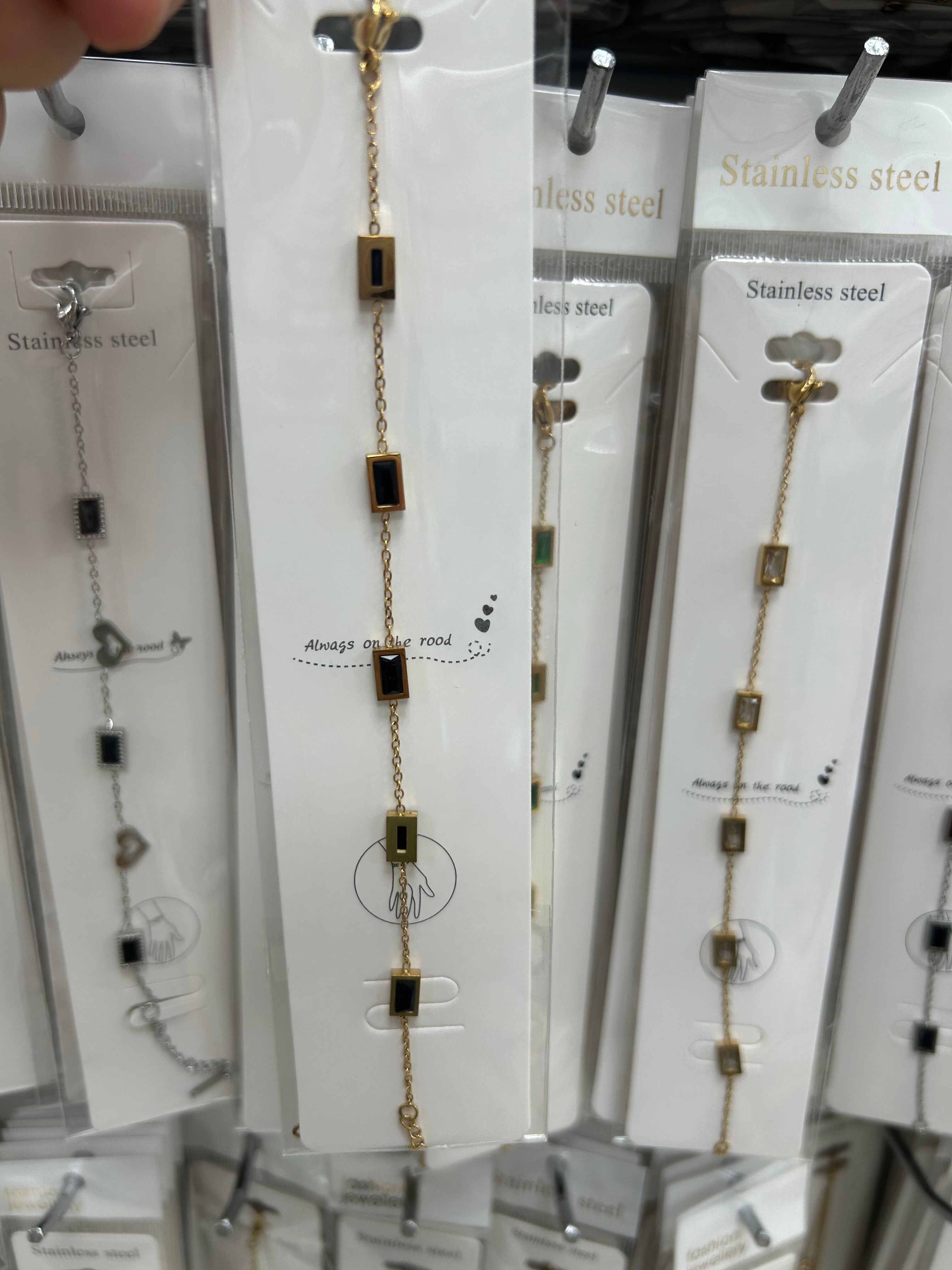 18k gold stainless steel non fading bracelet