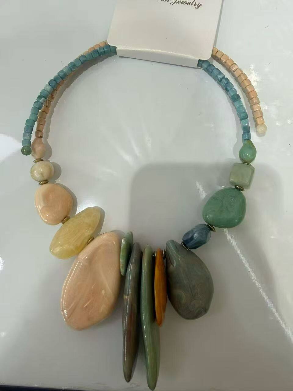 Bohemian style collarbone necklace