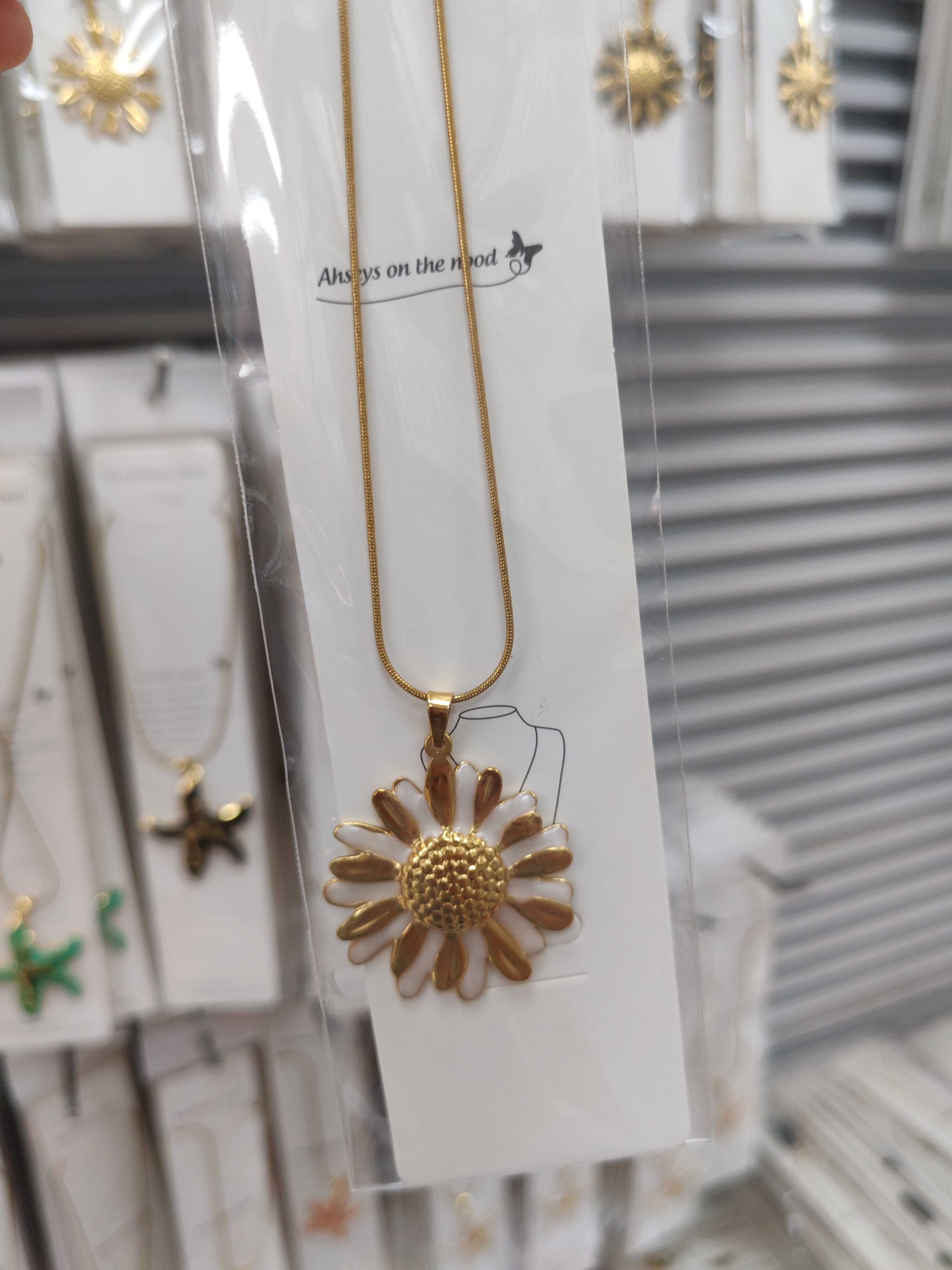 Stainless steel oil dripping necklace