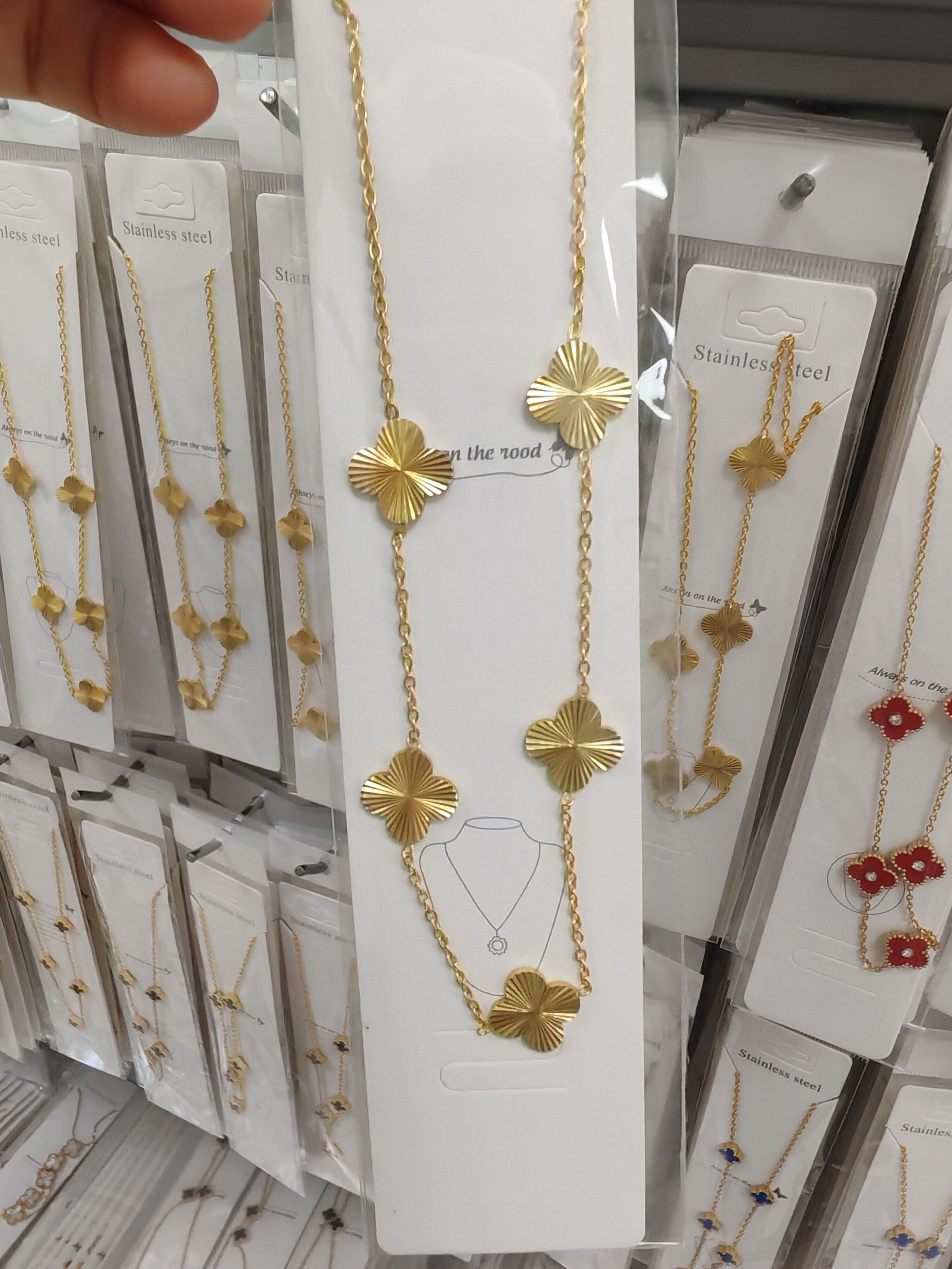 Fashionable stainless steel necklaces