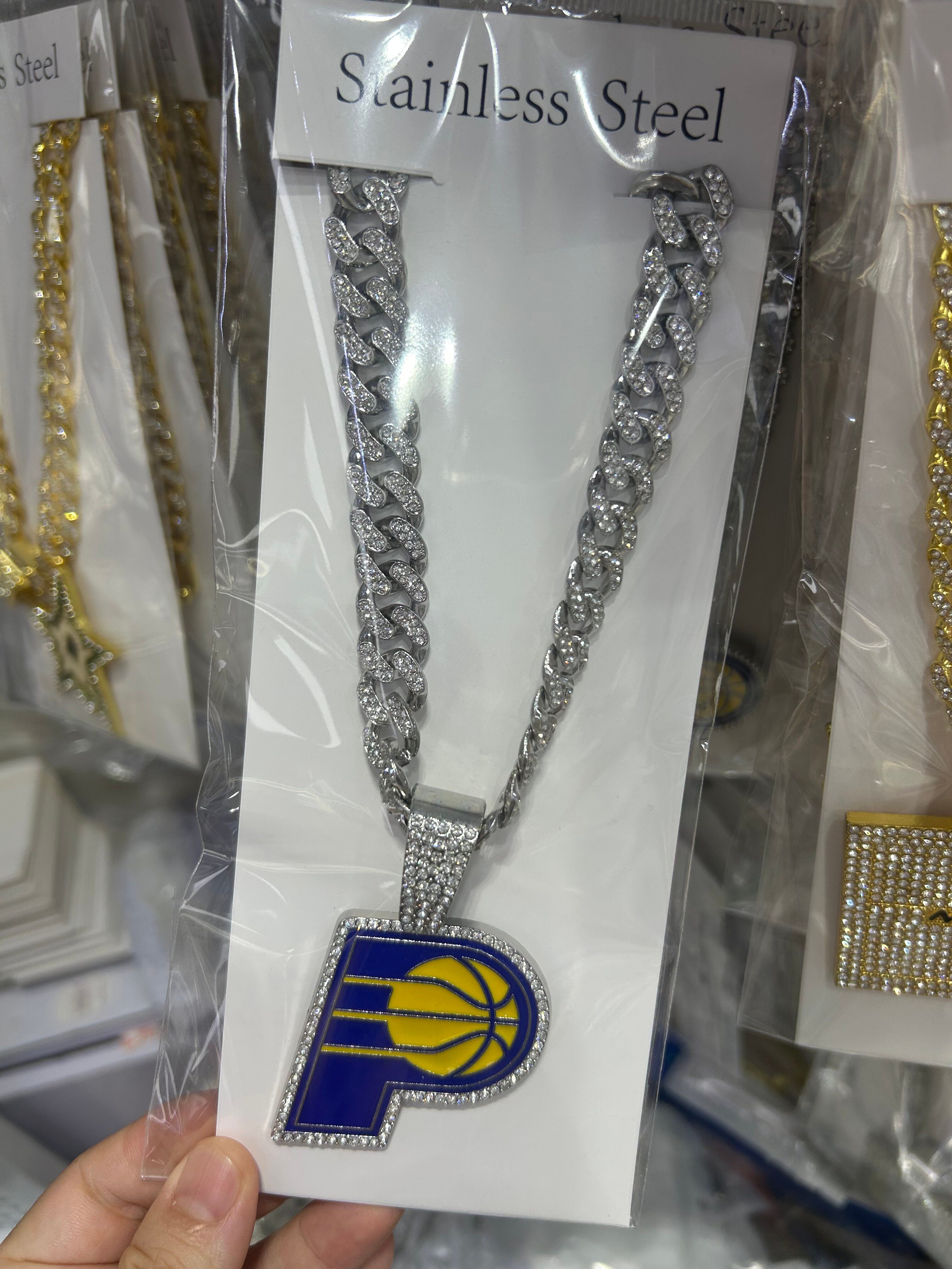 Men's alloy hip-hop necklace