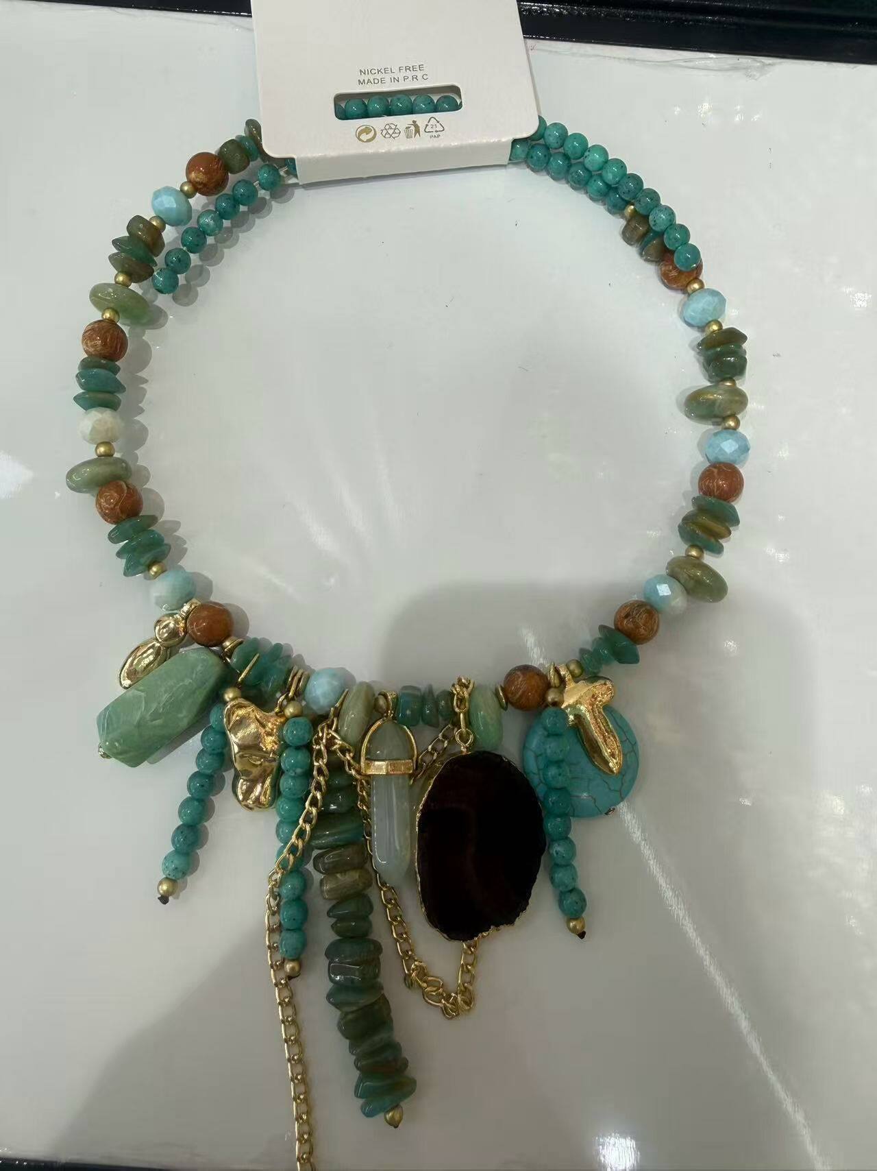 Bohemian style collarbone necklace