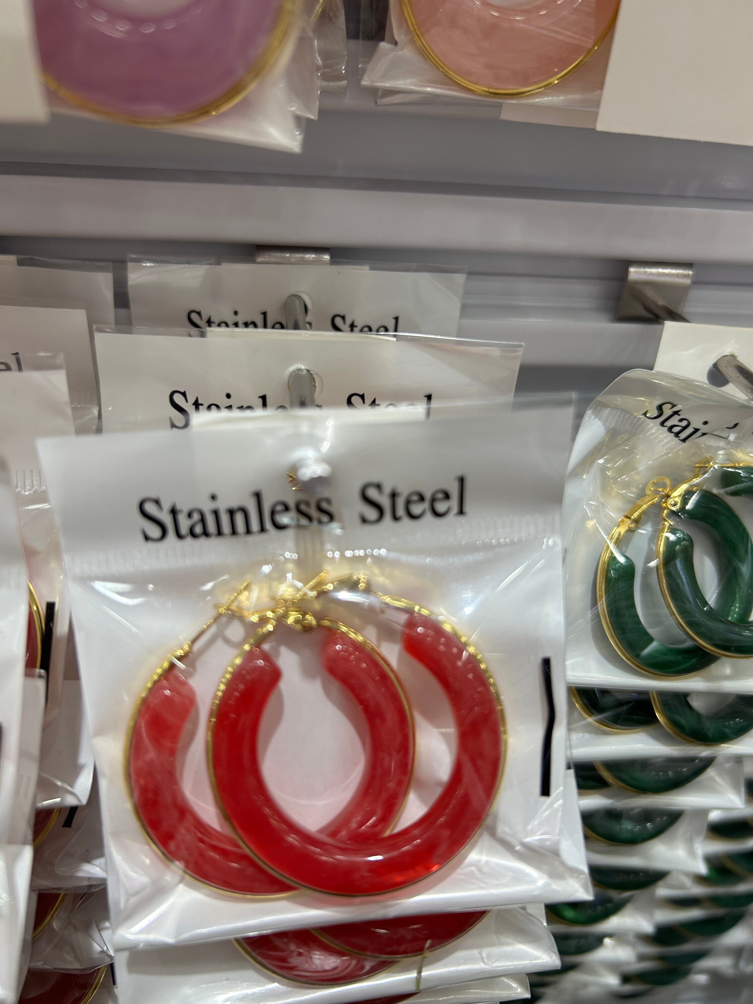 Resin earrings