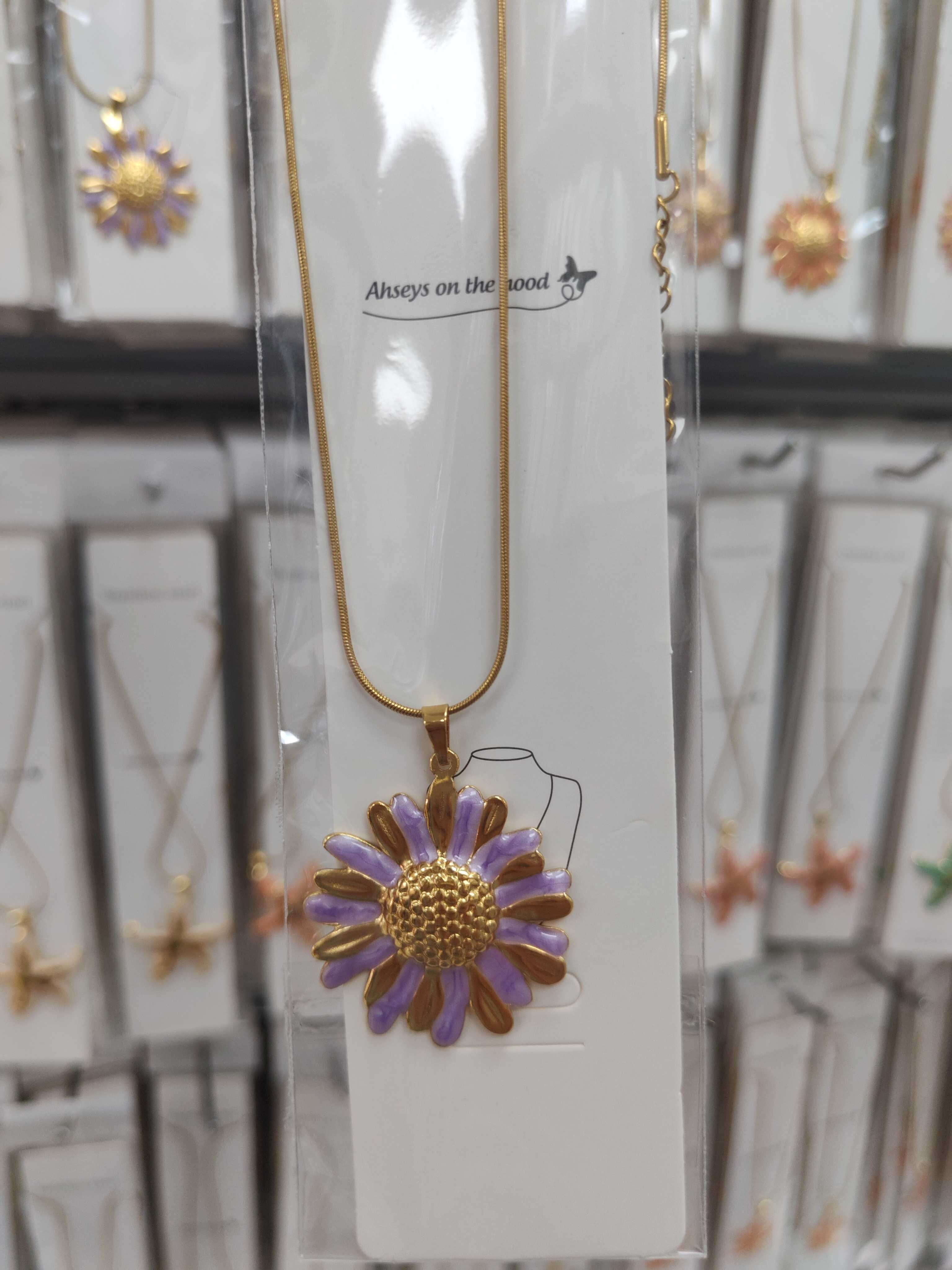 Stainless steel oil dripping necklace