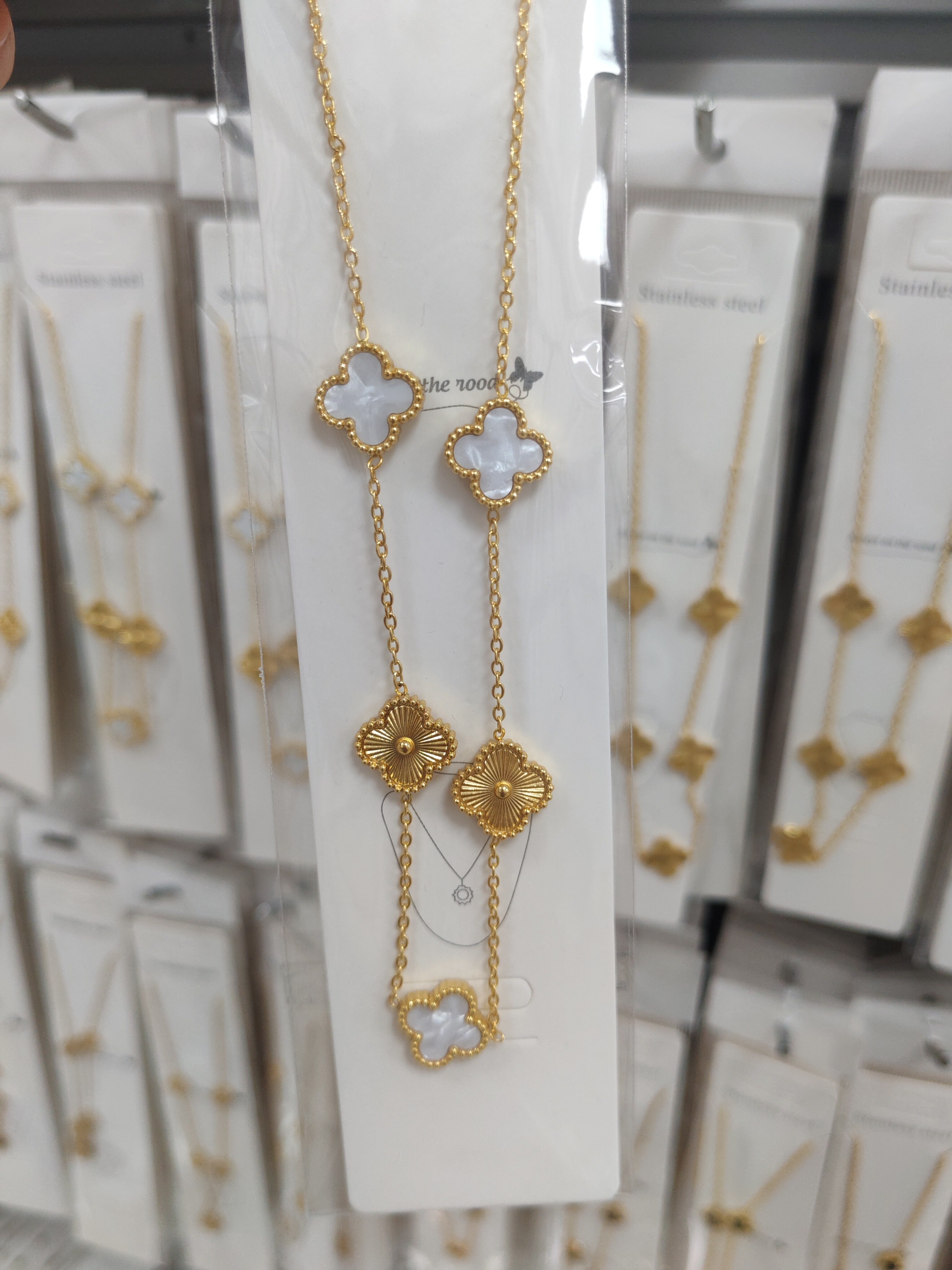 Fashionable stainless steel necklaces