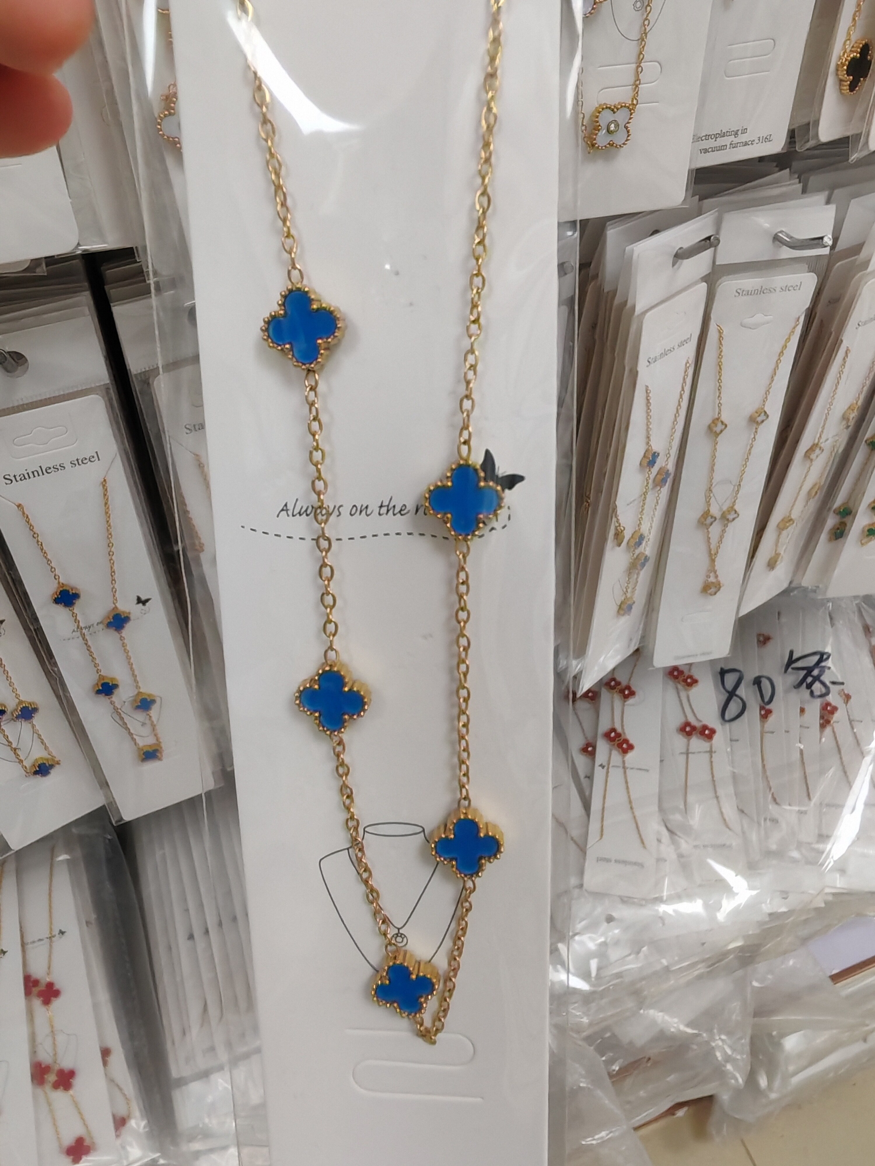 Fashionable stainless steel necklaces