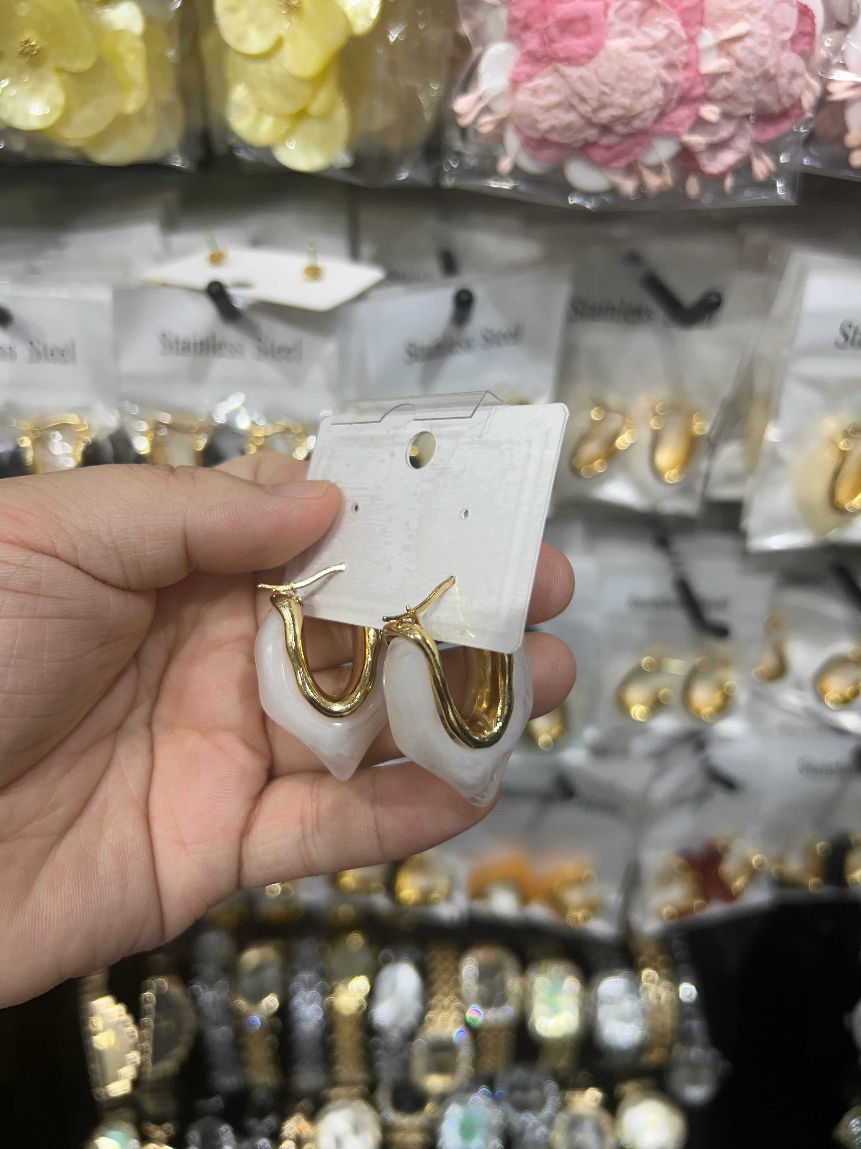 Resin earrings