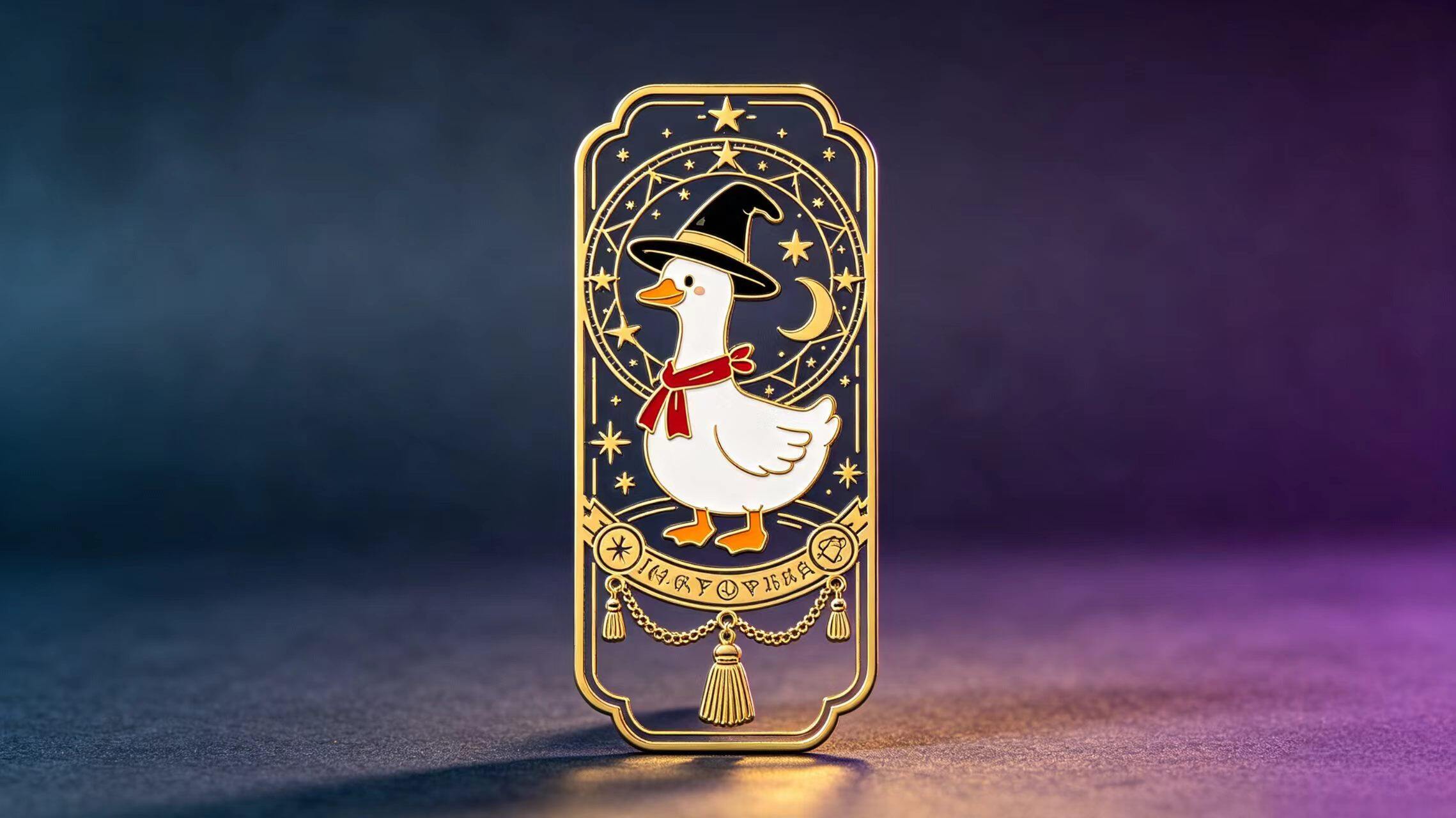 Mystical Symbol Metal Bookmark