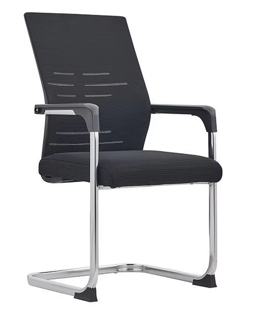 modern bow-shaped ergonomic mesh chair