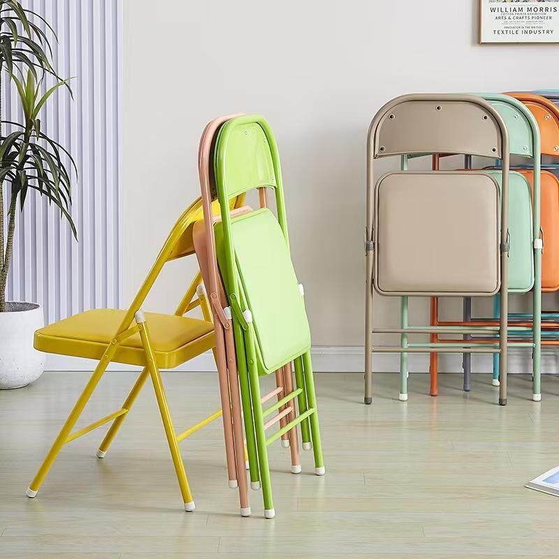 Metal frame folding chair