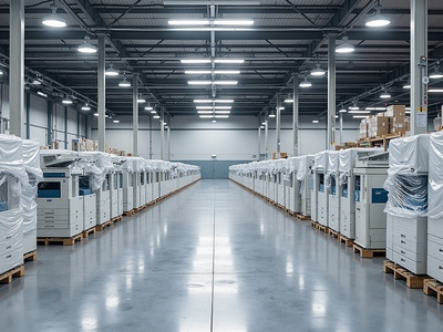 Shengcai Office Equipment Warehouse Overview – Professional Copier Rental & Sales Service Provider