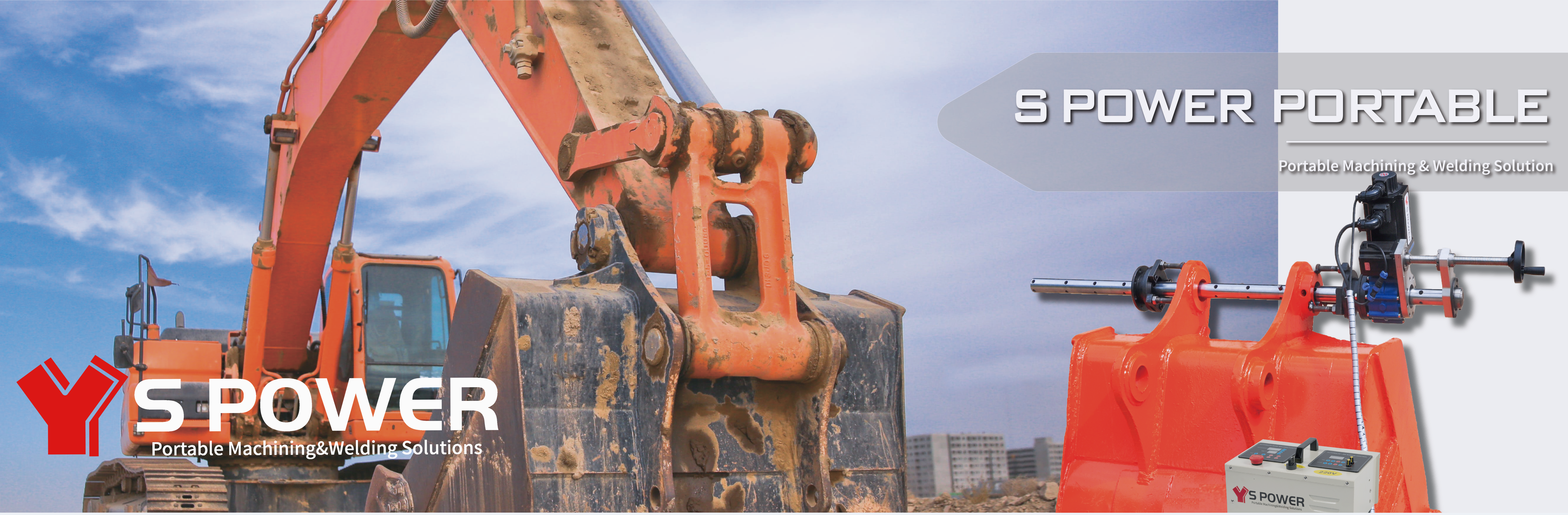S Power Portable, SPower Portable, Portable Line Boring Machine, 便携式镗孔机 Portable Line Boring & Welding Machine