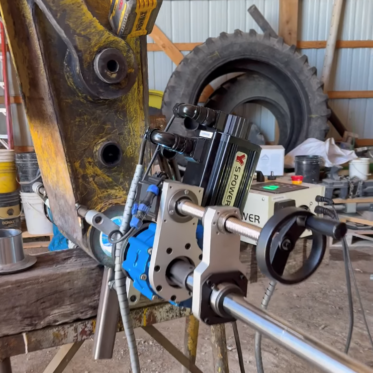 S Power 镗孔机修复成型效果优异, S Power Portable, SPower Portable, Portable Line Boring Machine, 便携式镗孔机 S Power 镗孔机修复成型效果优异
