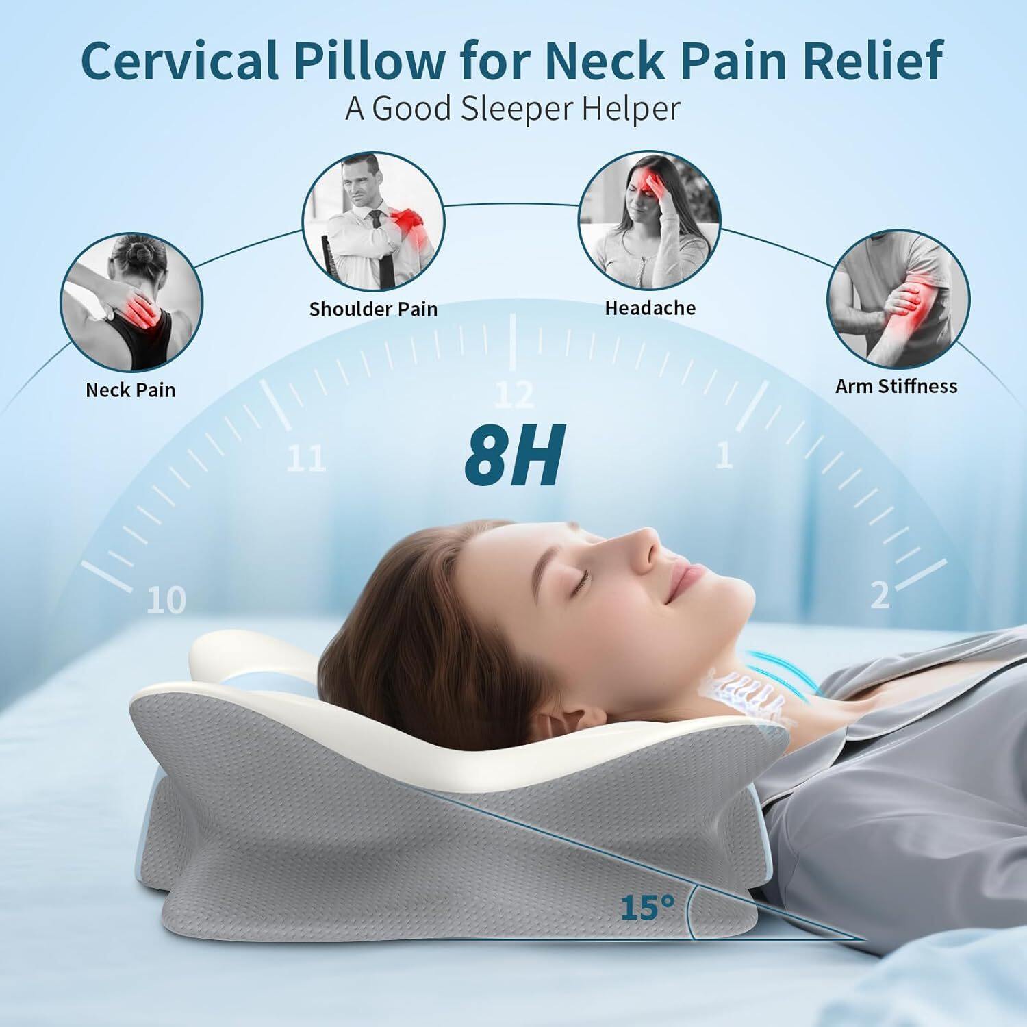 GUWET Cloud Soft Memory Foam Pillow CS01 thumbnail 2