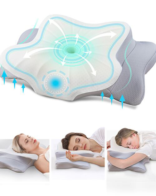 GUWET Ergonomic Memory Foam Pillow  HD01 thumbnail 3