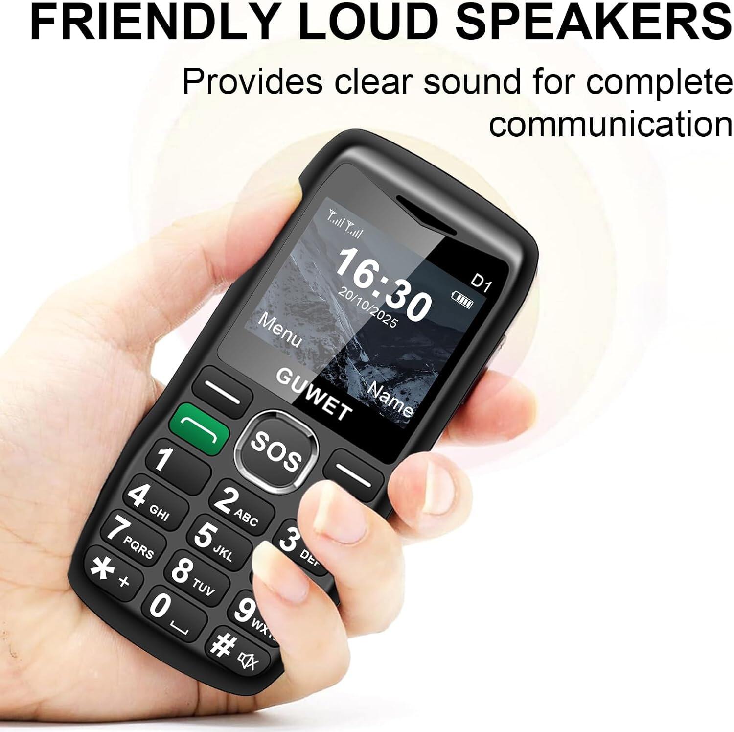 GUWET 2G Big Button Mobile Phone for Elderly view 5