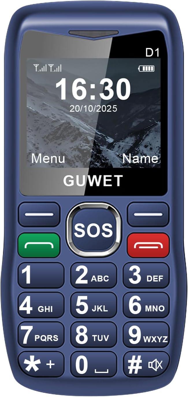GUWET 2G Big Button Mobile Phone for Elderly