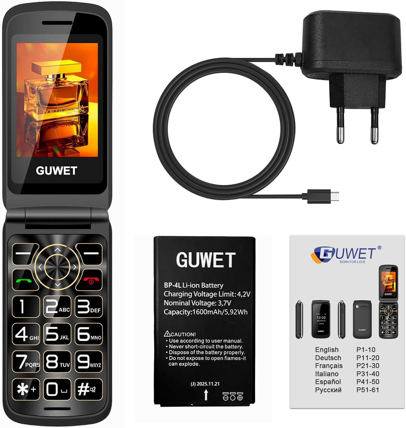 GUWET Flip Mobile G739 view 7