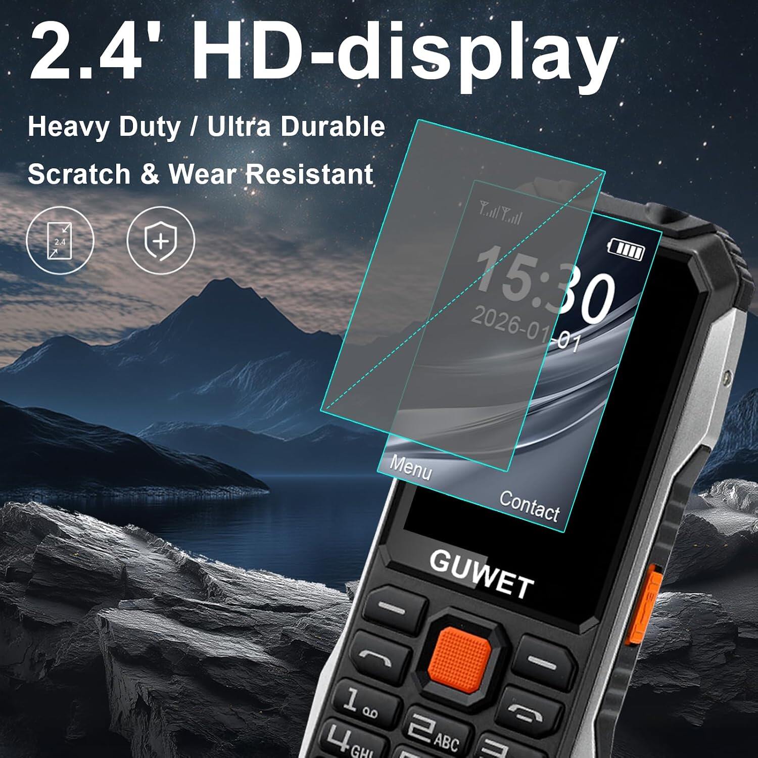 GUWET Basic Phone A6 view 3