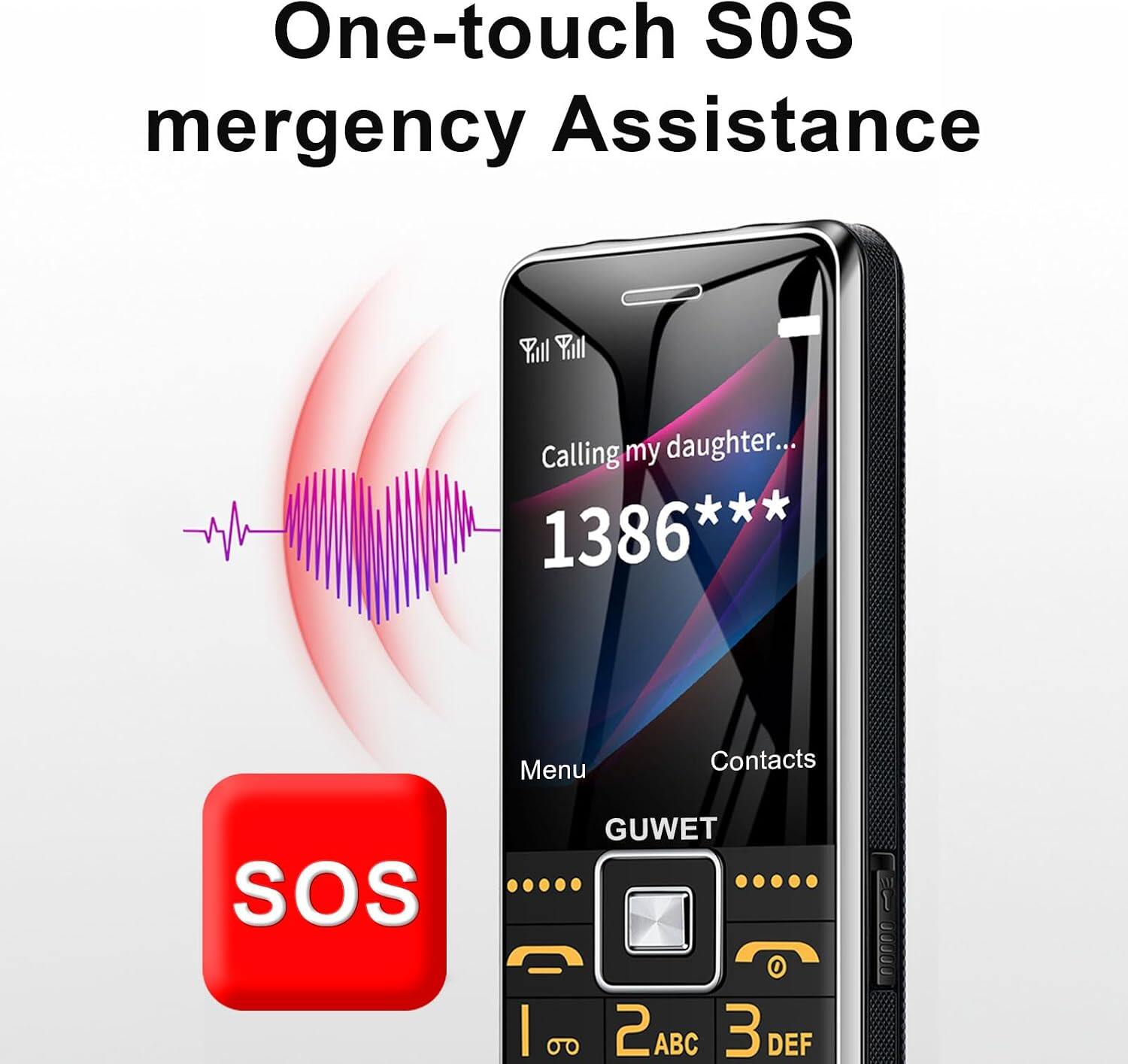GUWET G600 2G Mobile Phone – Rugged, Durable, Drop- and Shock-Resistant view 5