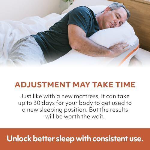 Resilient memory foam contoured pillow for side sleepers. thumbnail 3