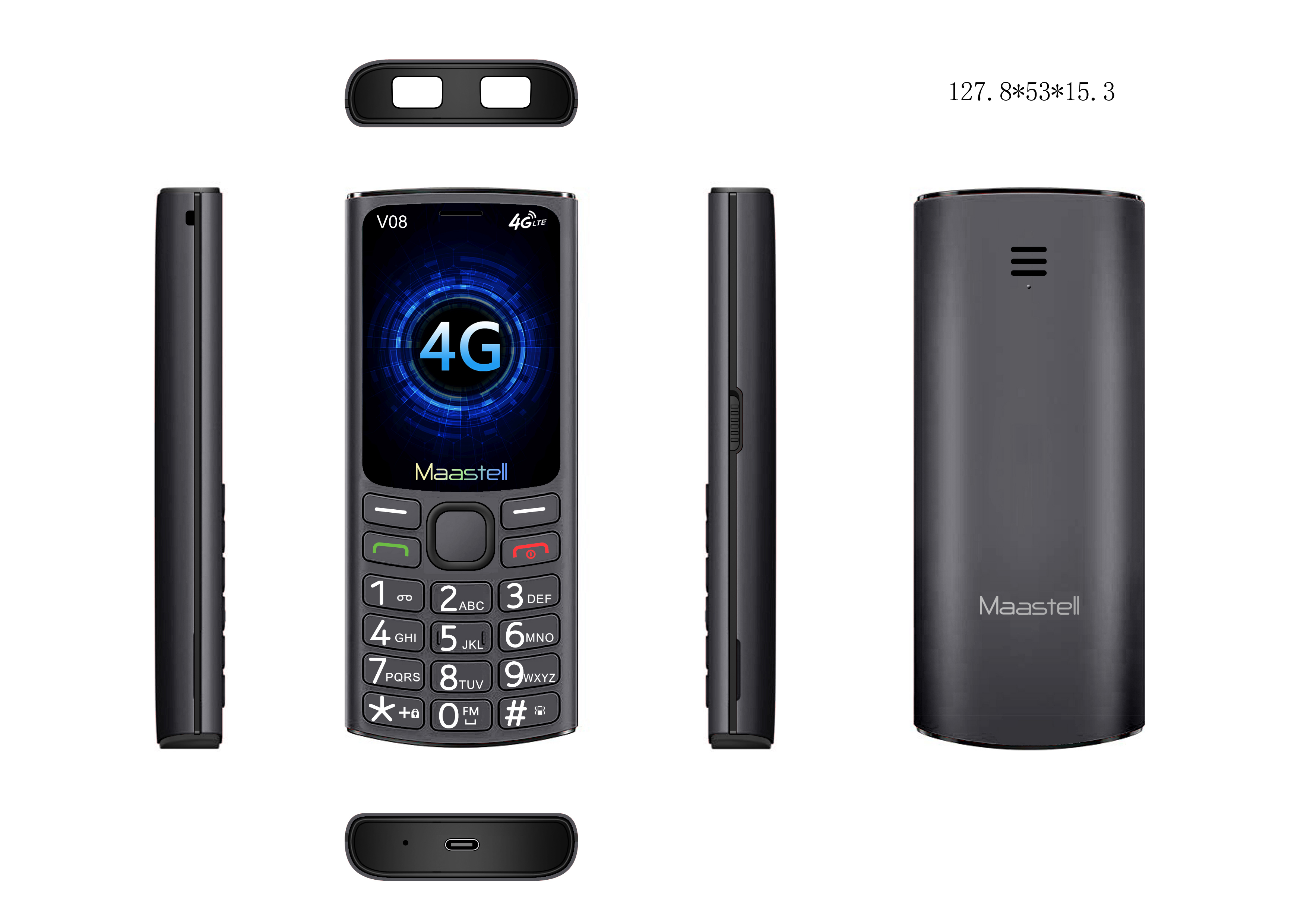 Masstell phone V08 4G view 1