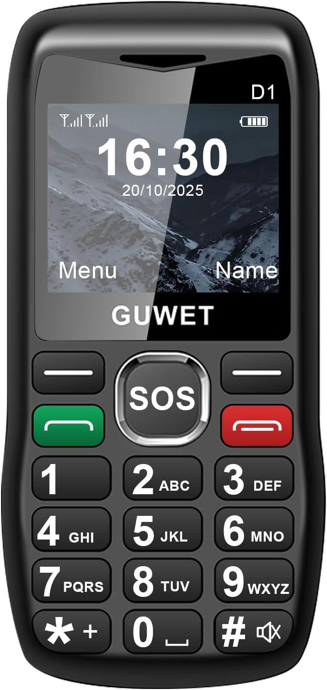 GUWET 2G Big Button Mobile Phone for Elderly
