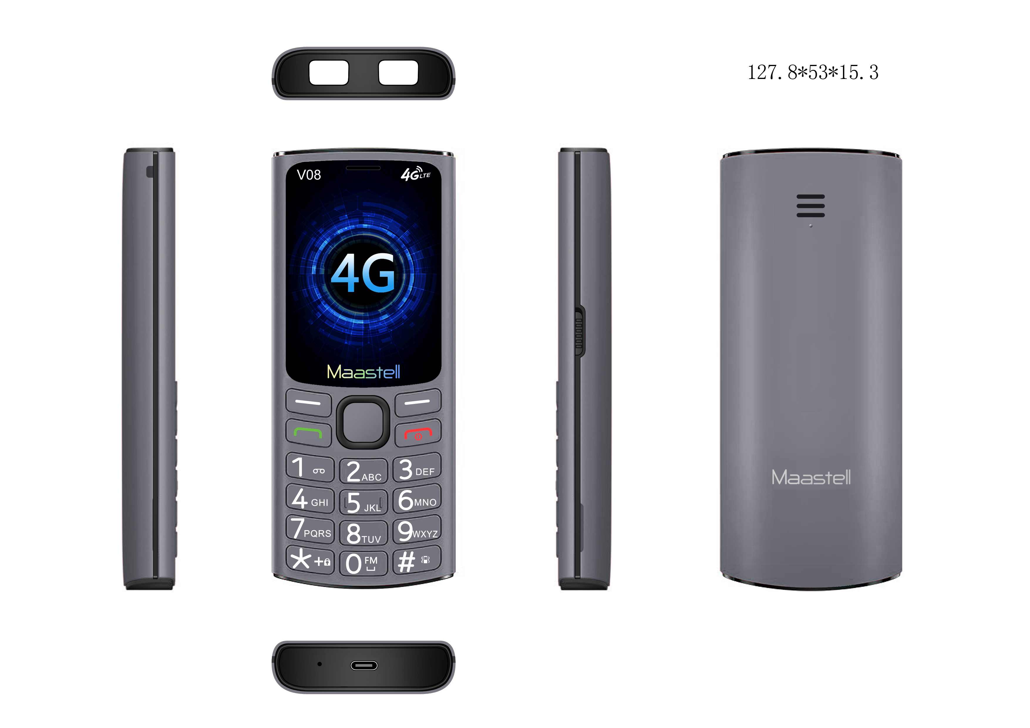 Masstell phone V08 4G view 2