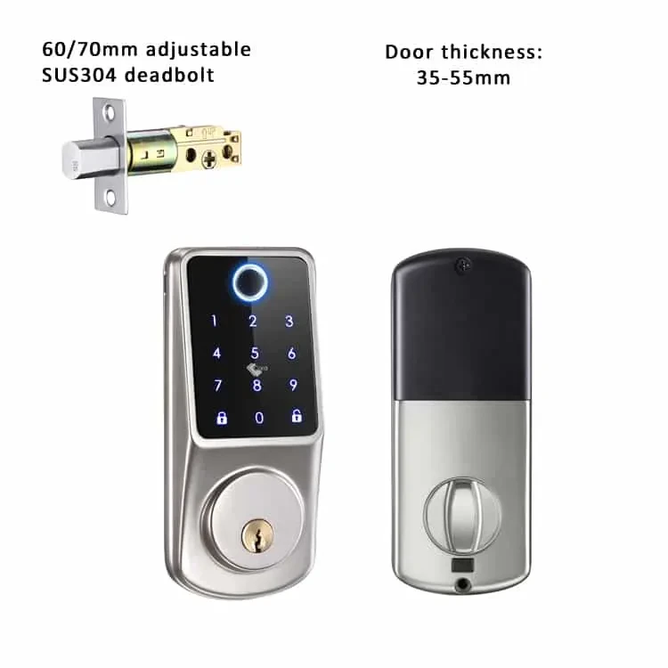 A220 Smart Deadbolt Lock — ANSI Grade 2 deadbolt with fingerprint and PIN access.