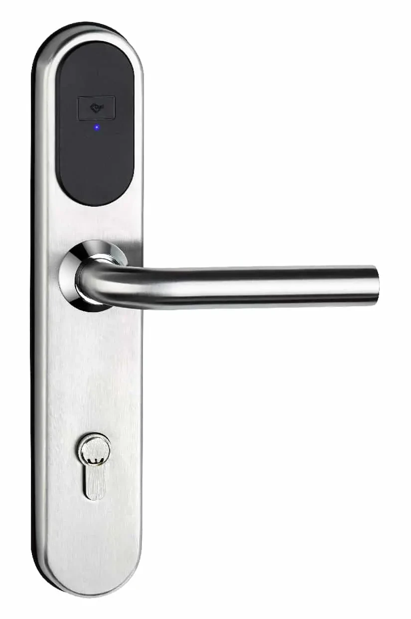 JK700 Hotel Lock — Hotel lock with card access and energy-saver options.