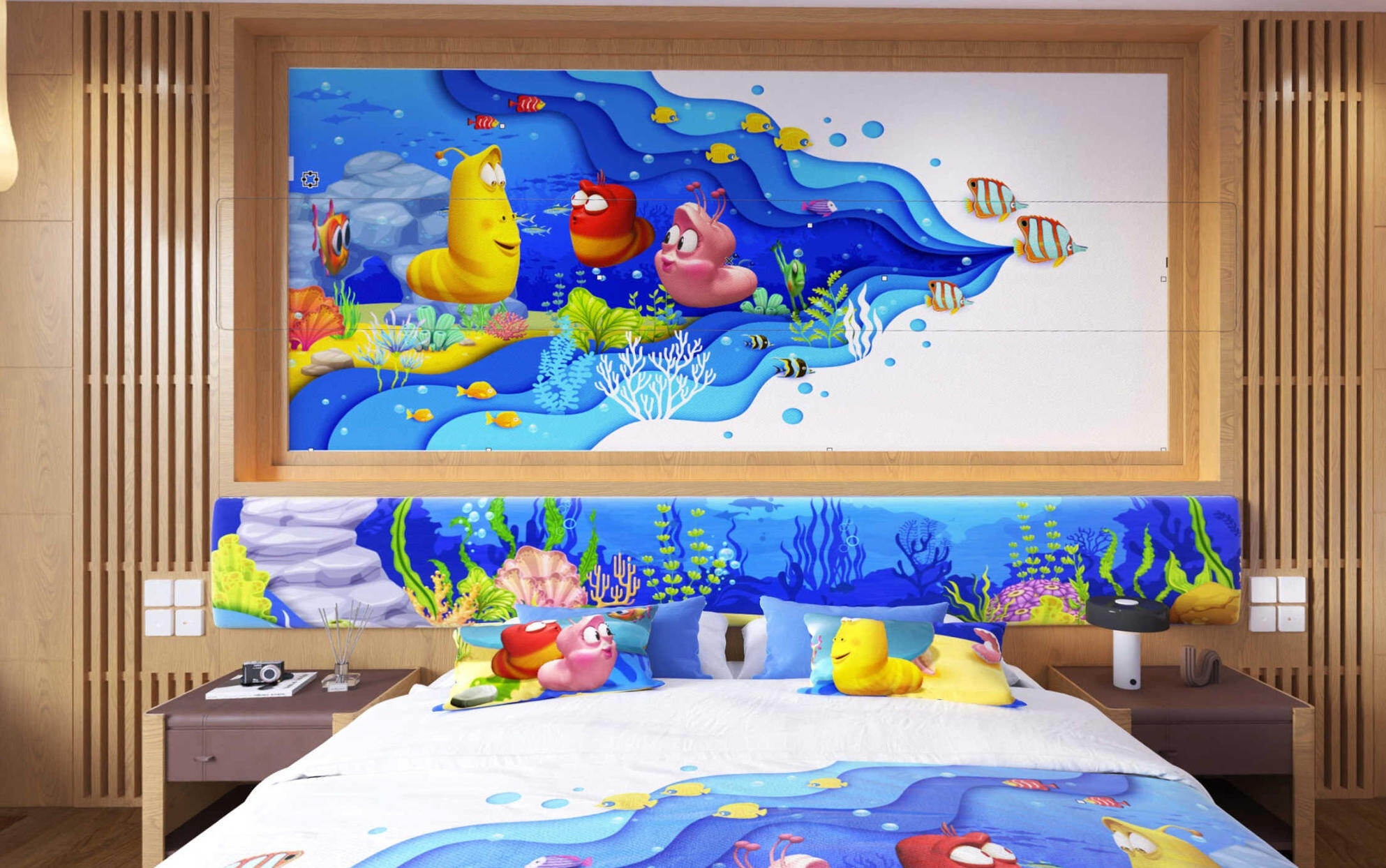 Bugs Bunny Ocean-Themed Family Room - Real Photo 1
