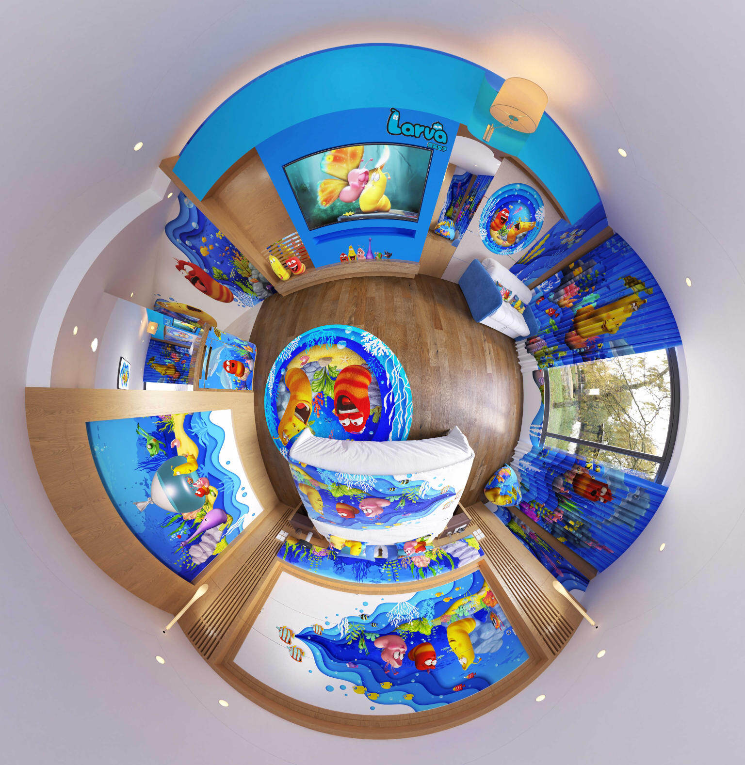 Bloopers | Ocean-Themed Family Room