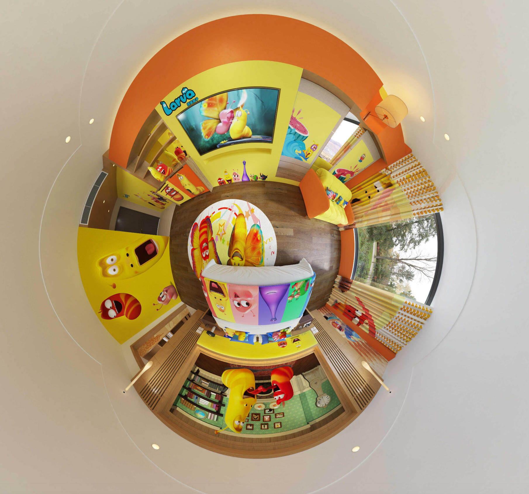 Laughing Bugs | Classic Family-Themed Room