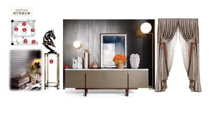 F1 Modern Cantonese Soft Furnishing Scheme - Image 8