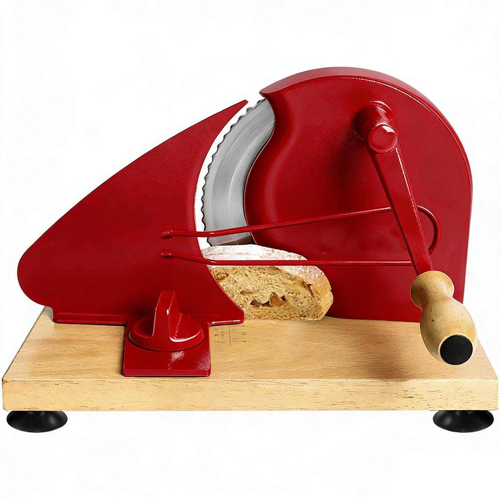 FixOasis Manual Bread Slicer - red color product shot