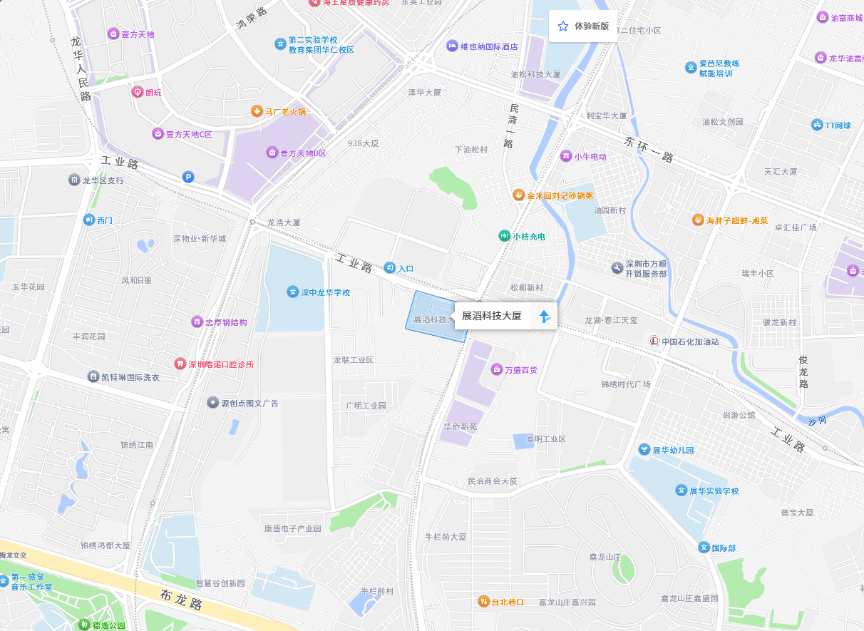 公司位置地图