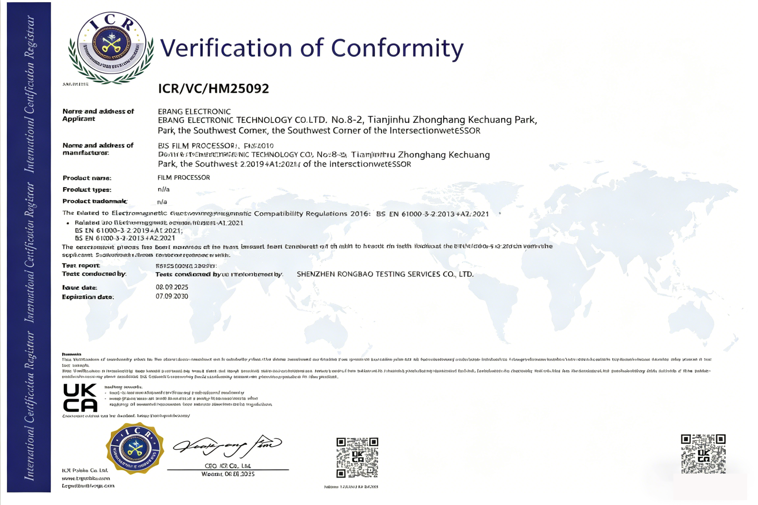 UKCA Certification