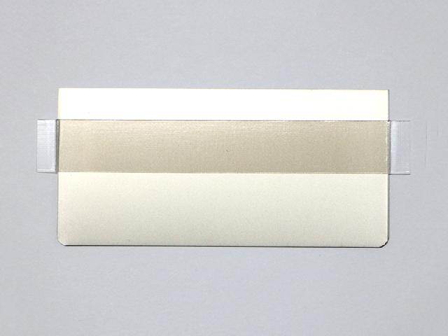 Transparent white adhesive Tab