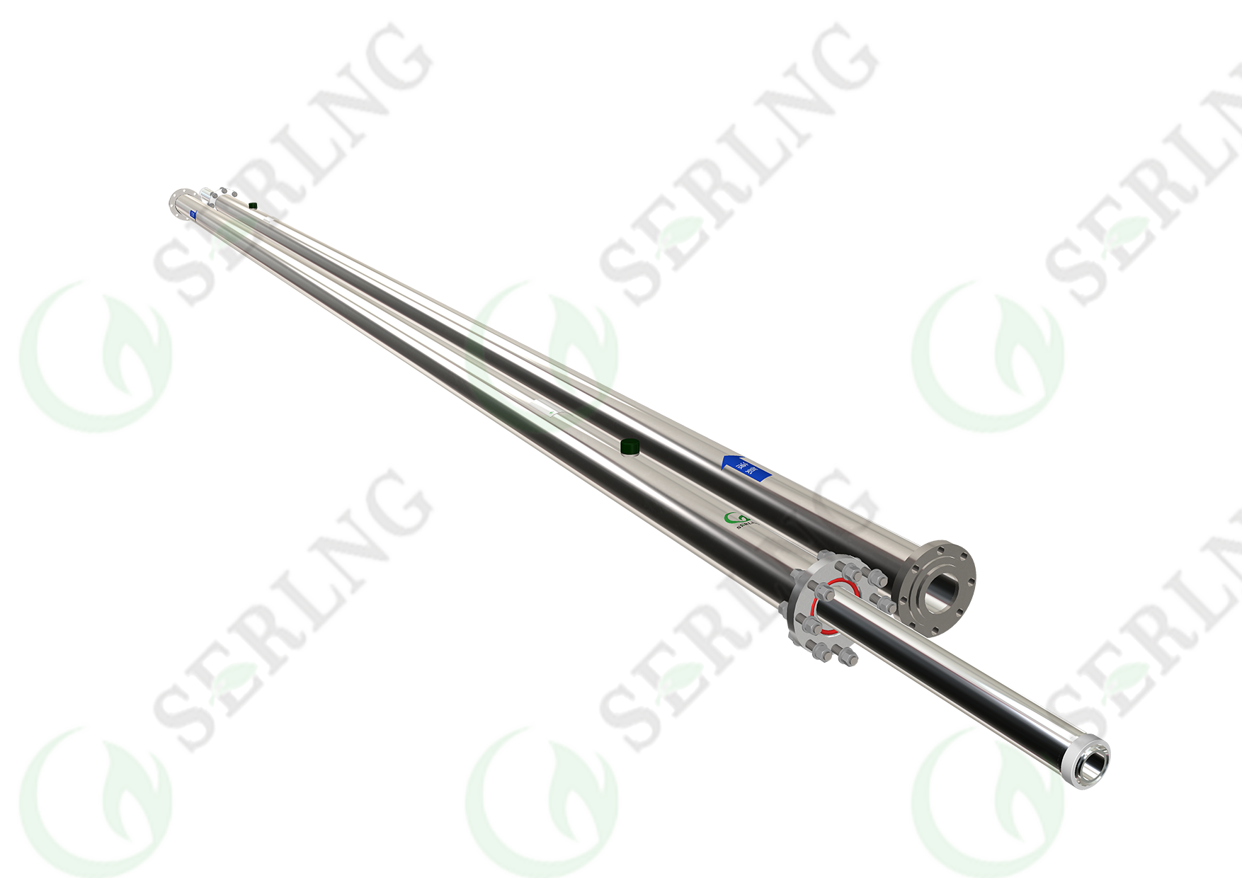High-Vacuum Jacketed Pipe System