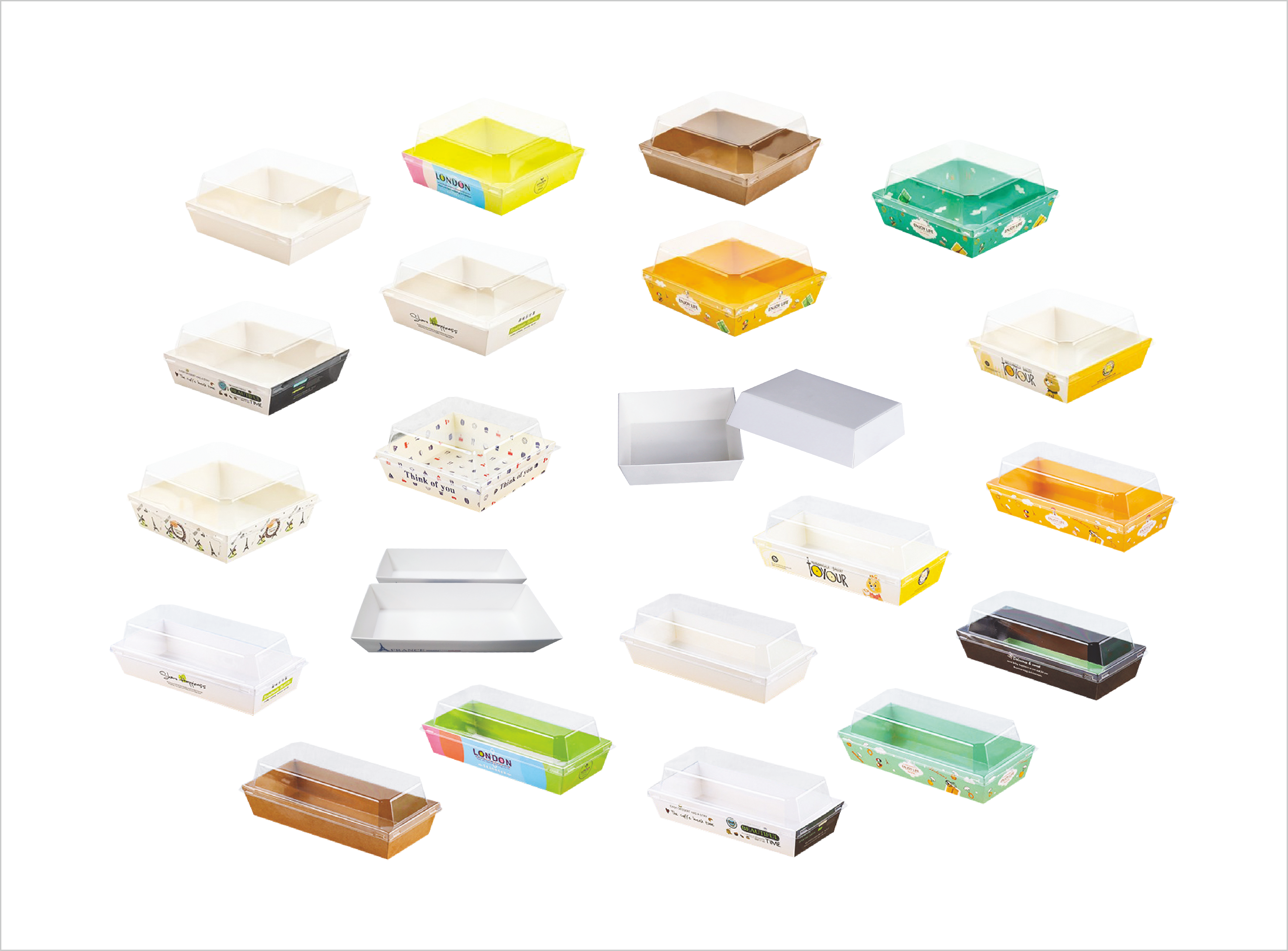 Square food container