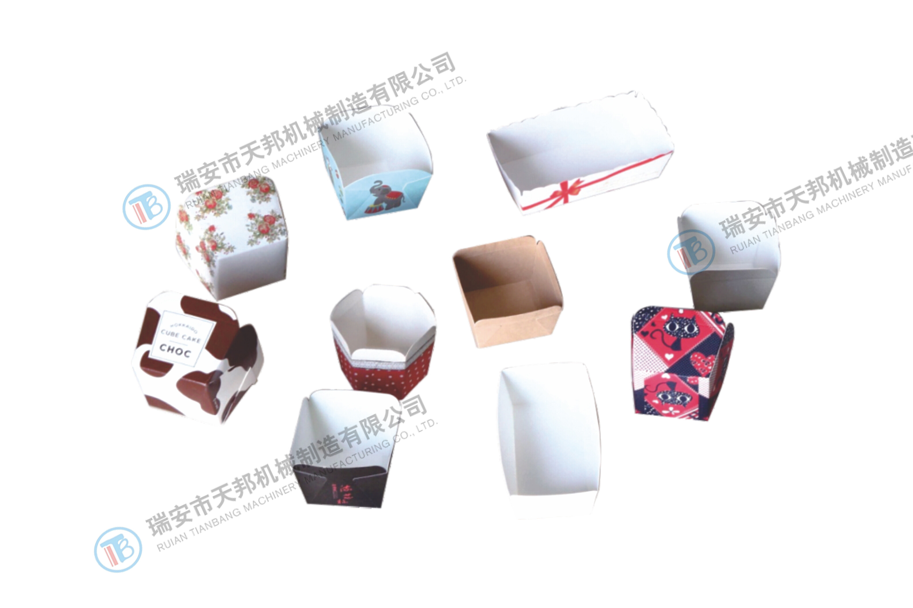 Square cake liners